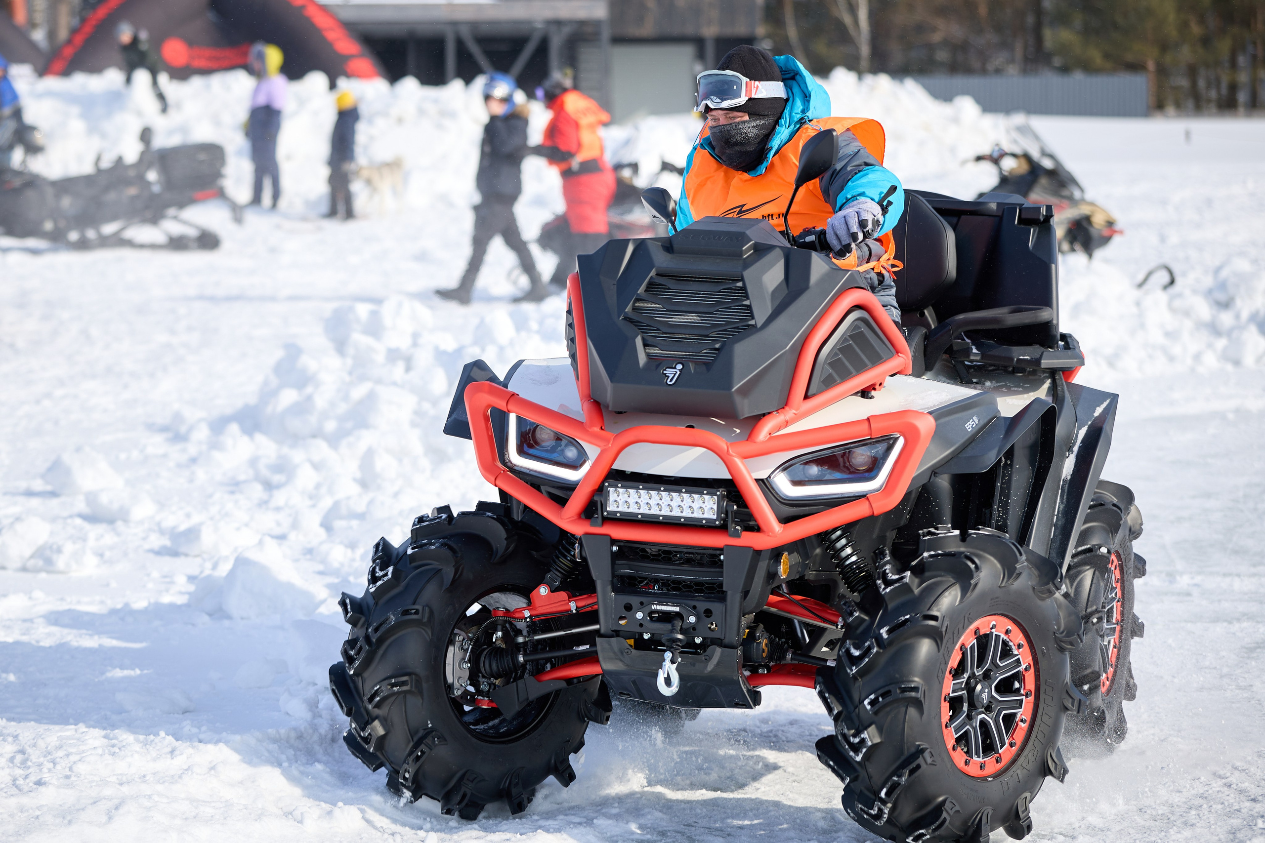 Топим Лёд — 2026. Соревнования на квадроциклах. Фотограф в Новосибирске Алена Скокова
