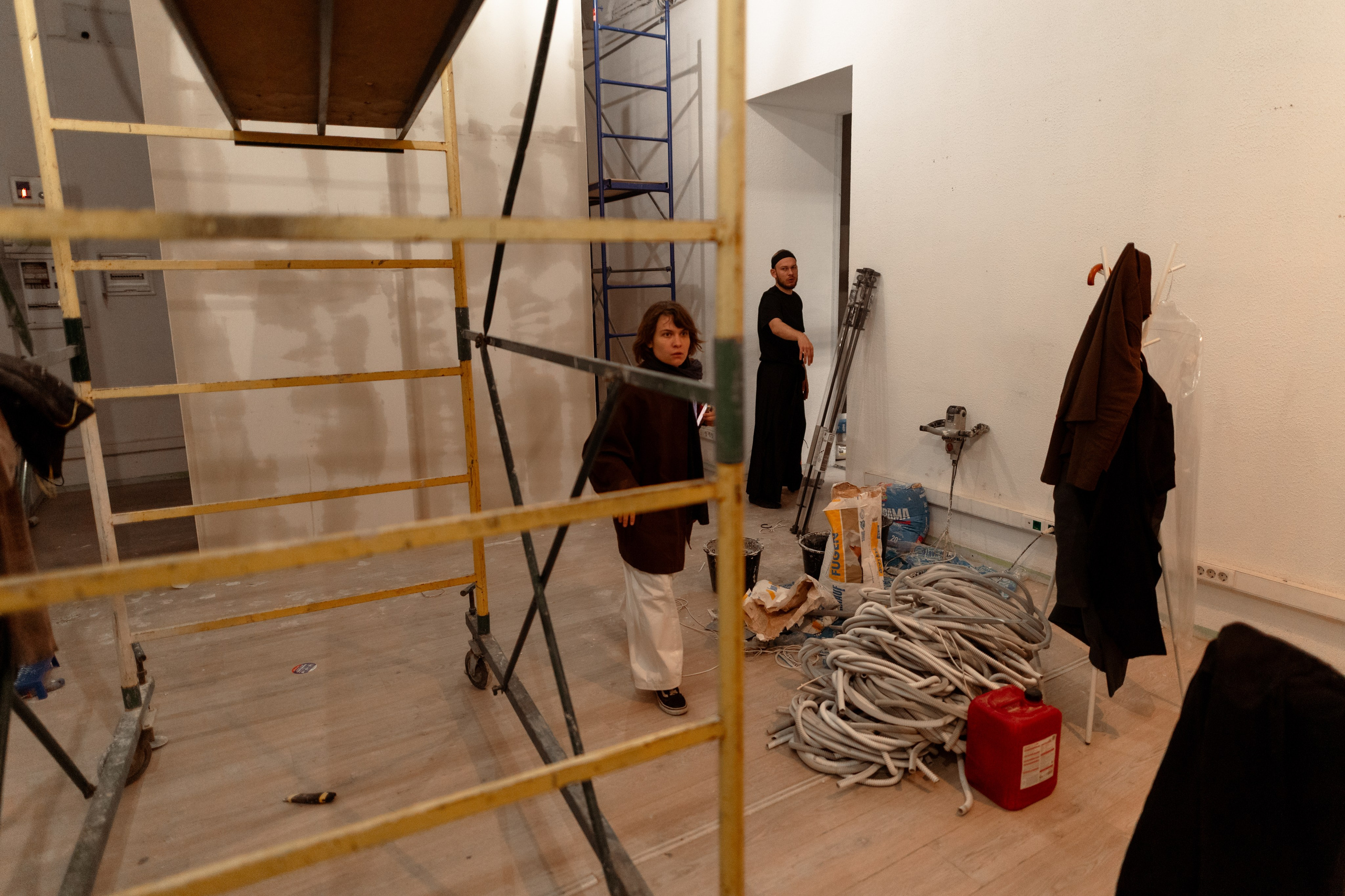 Театр «Человек в кубе». Репетиции в ремонте. Фотограф в Ростов-на-Дону Виктория Савчук
