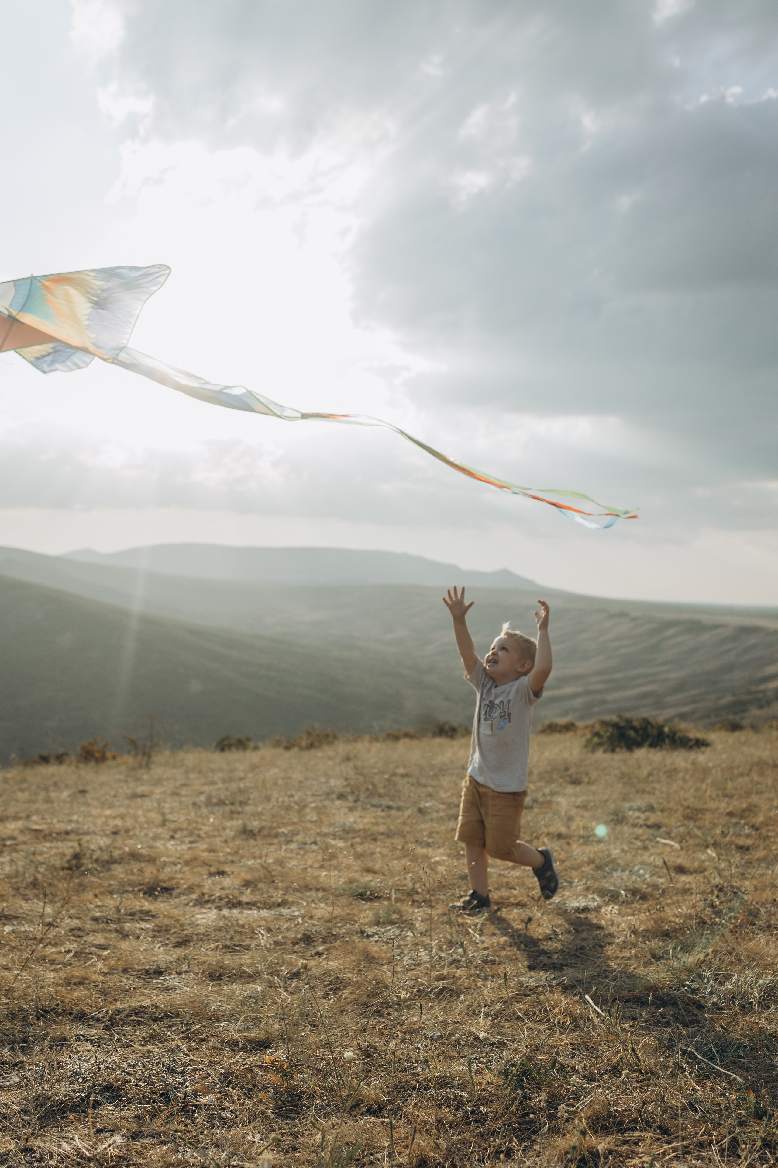 Воздушный змей. Семейный фотограф в Москве Виктория Ястребинская