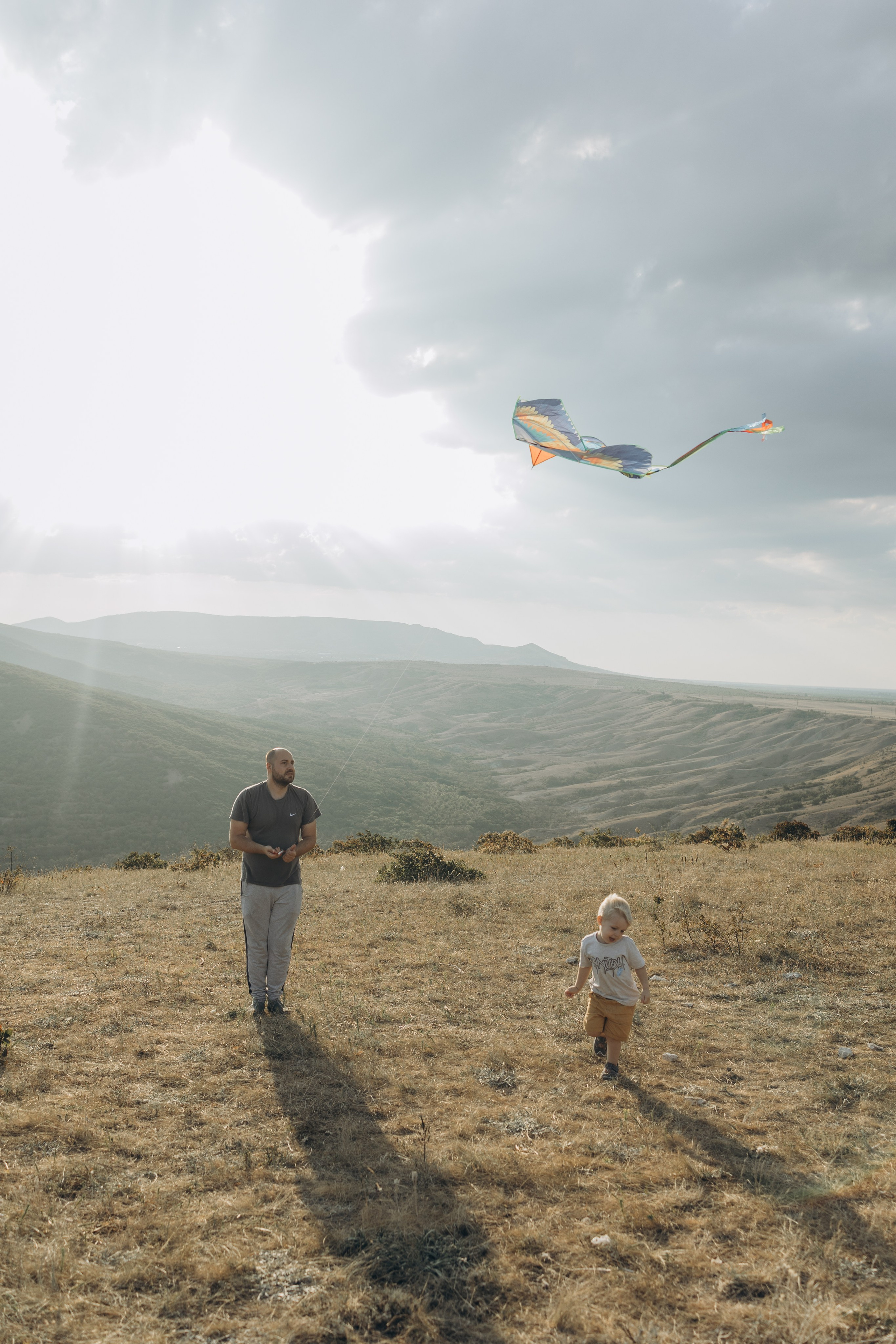 Воздушный змей. Семейный фотограф в Москве Виктория Ястребинская
