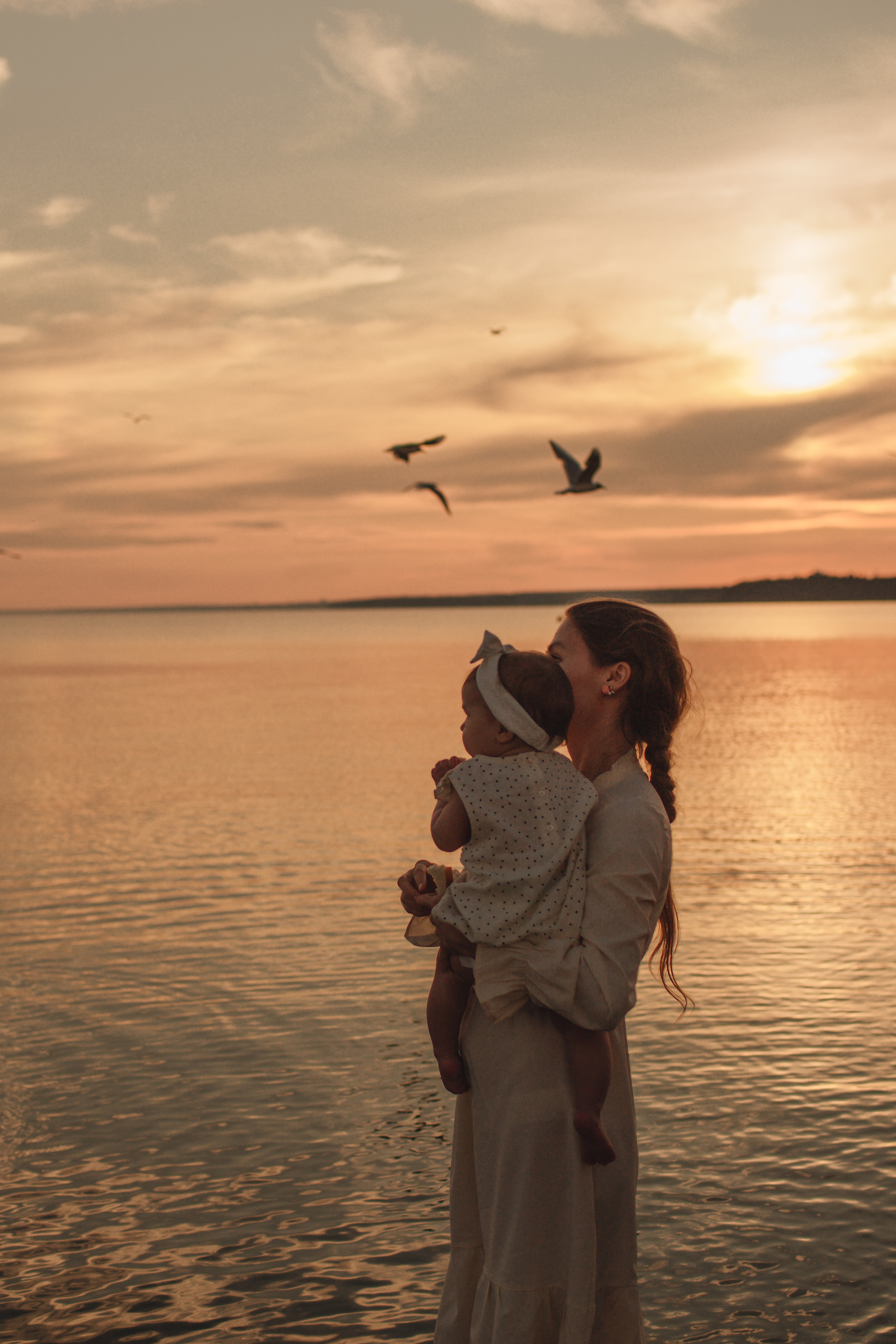Закатная сьемка на заливе. Свадебный и семейный фотограф Спб Бошман Ирина