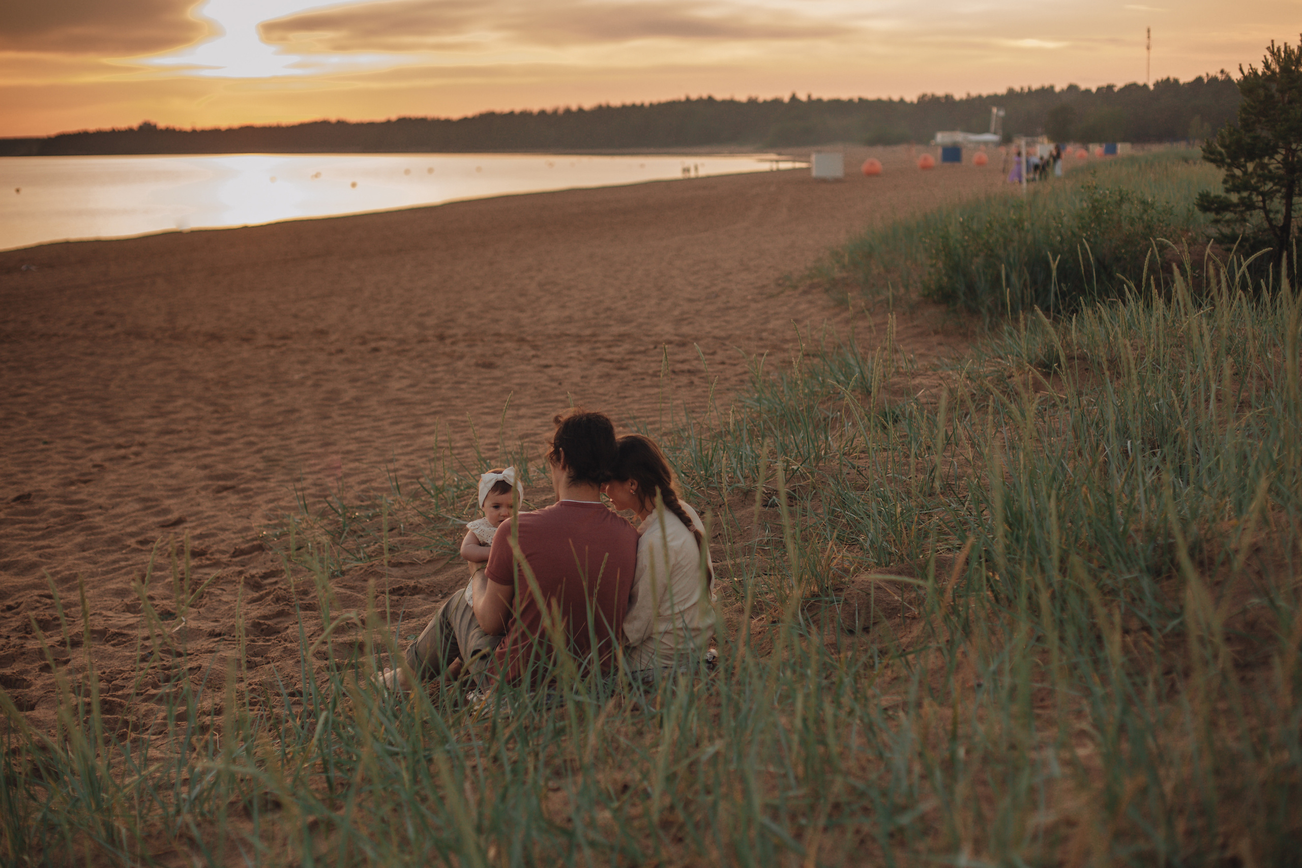 Закатная сьемка на заливе. Свадебный и семейный фотограф Спб Бошман Ирина
