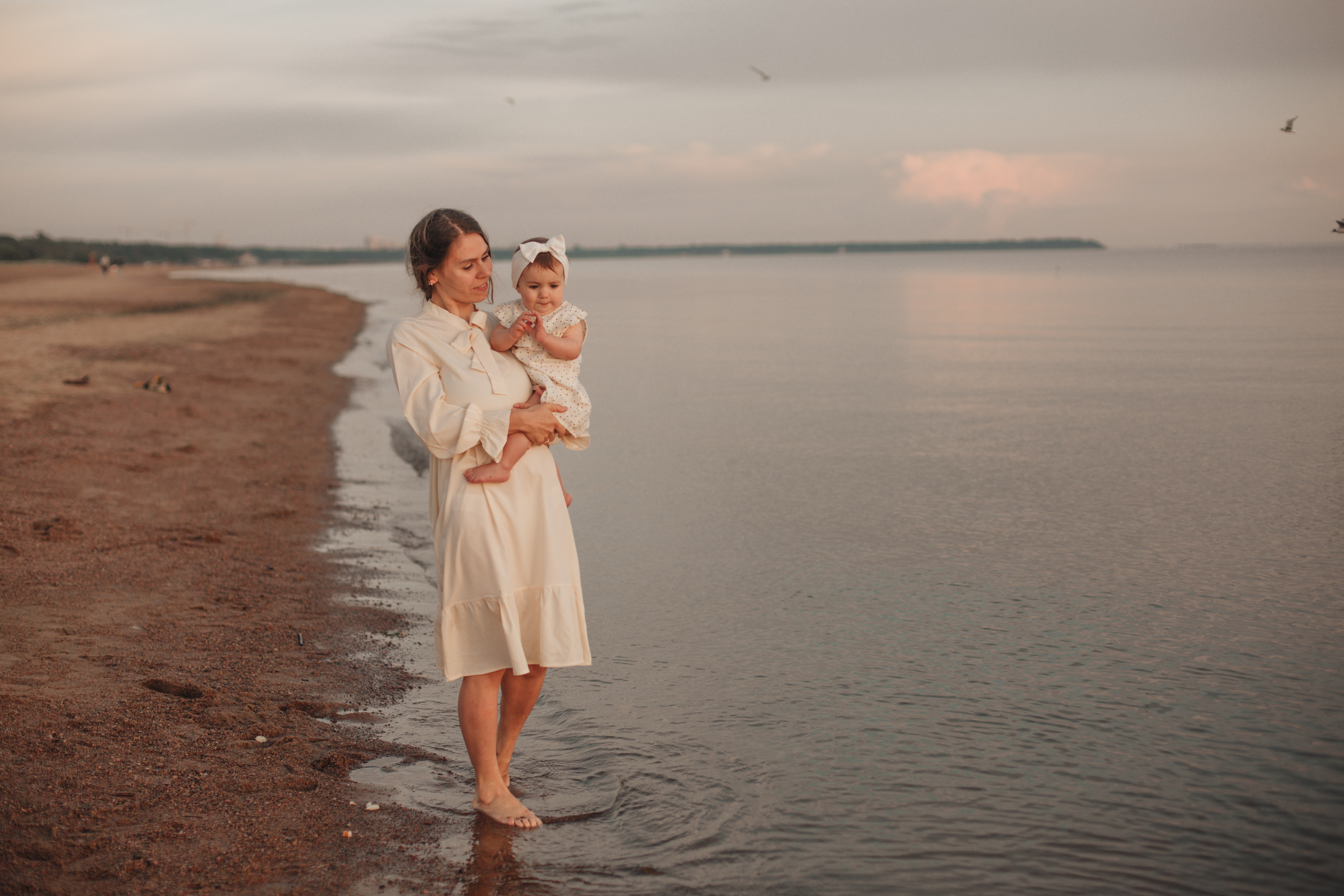 Закатная сьемка на заливе. Свадебный и семейный фотограф Спб Бошман Ирина