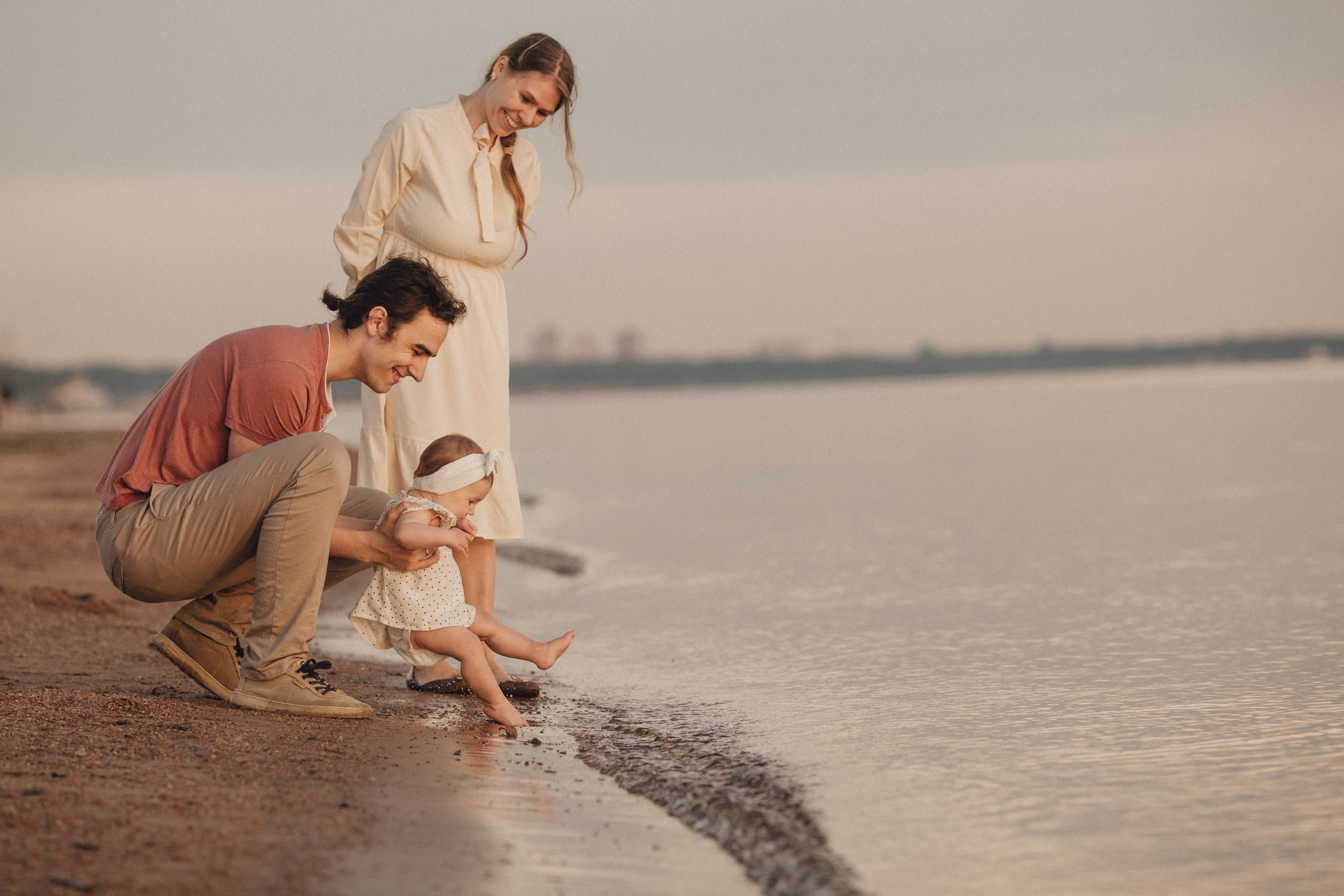 Закатная сьемка на заливе. Свадебный и семейный фотограф Спб Бошман Ирина