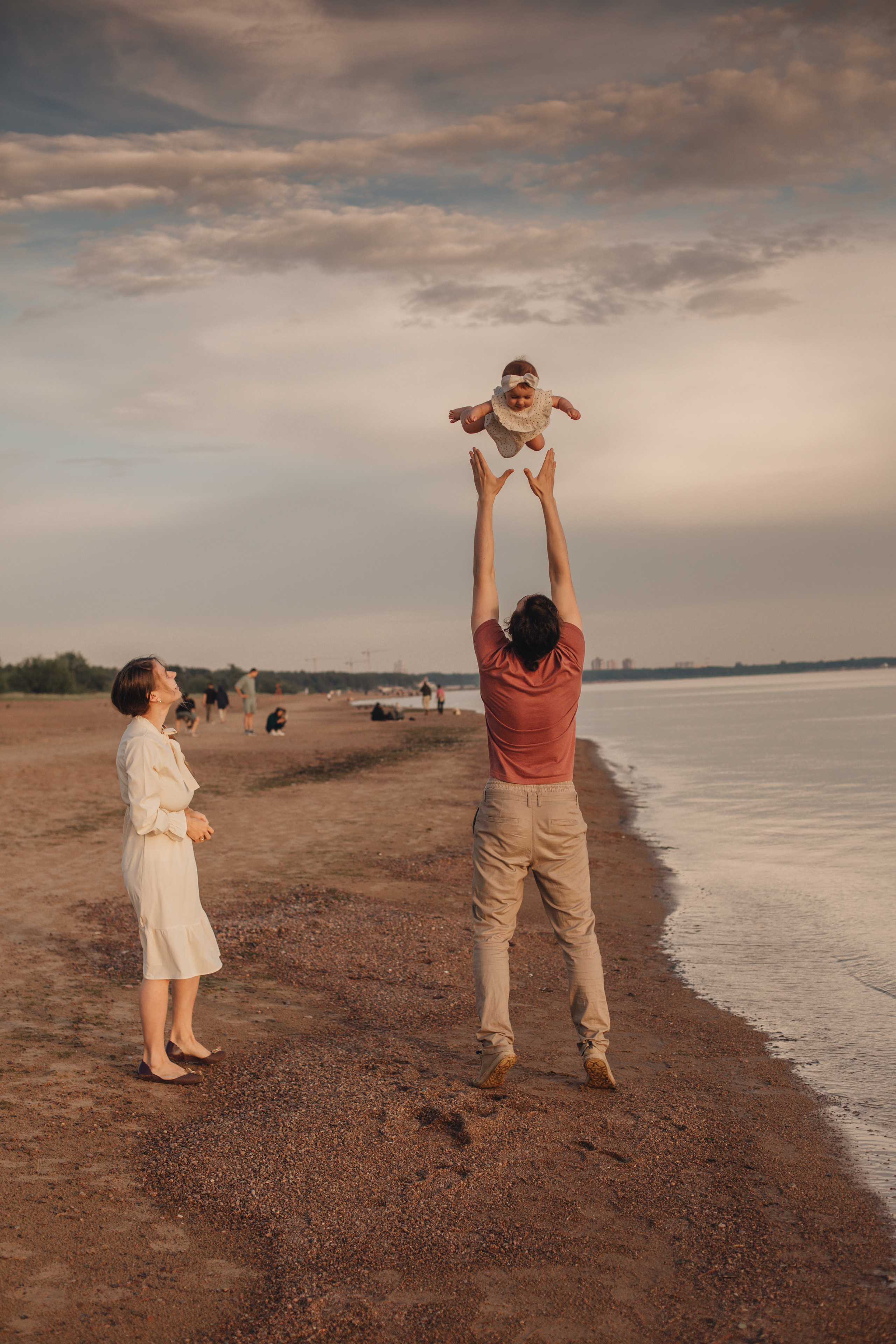 Закатная сьемка на заливе. Свадебный и семейный фотограф Спб Бошман Ирина