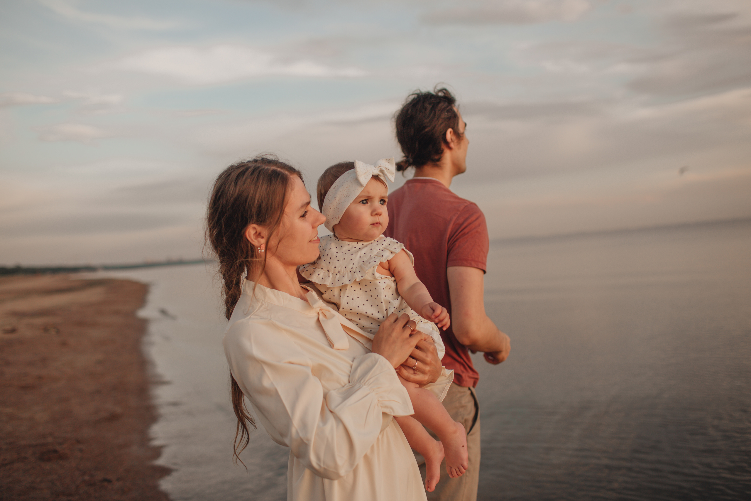 Закатная сьемка на заливе. Свадебный и семейный фотограф Спб Бошман Ирина