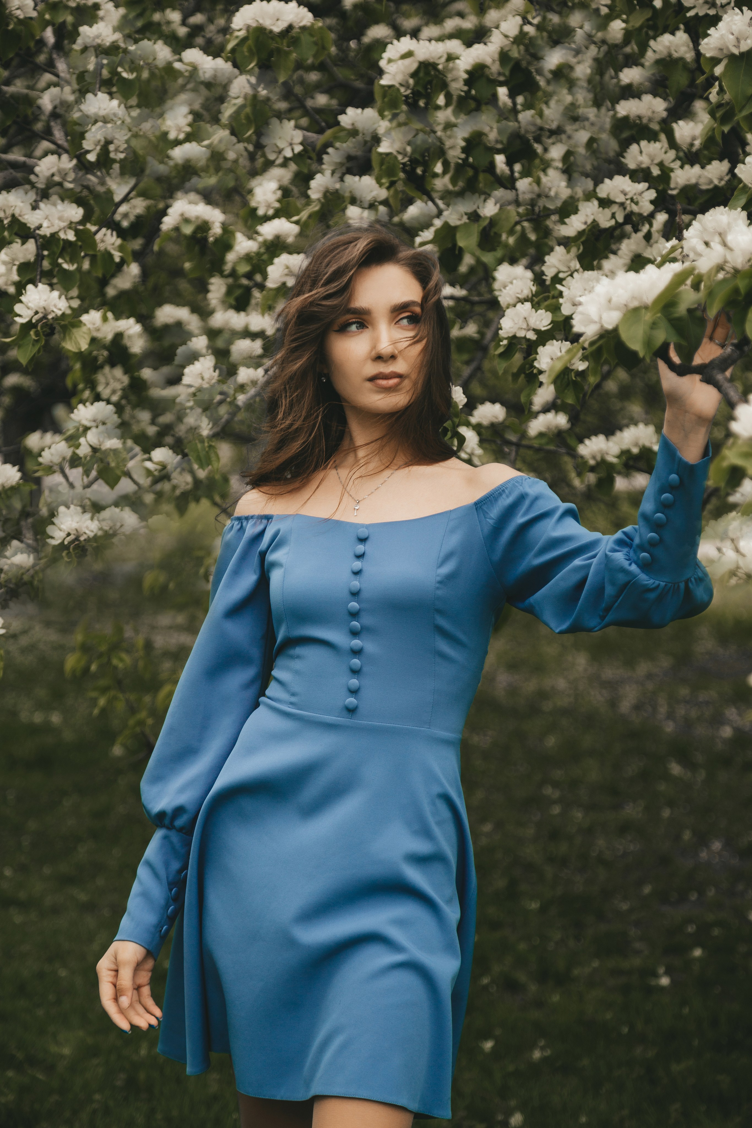 В цветении