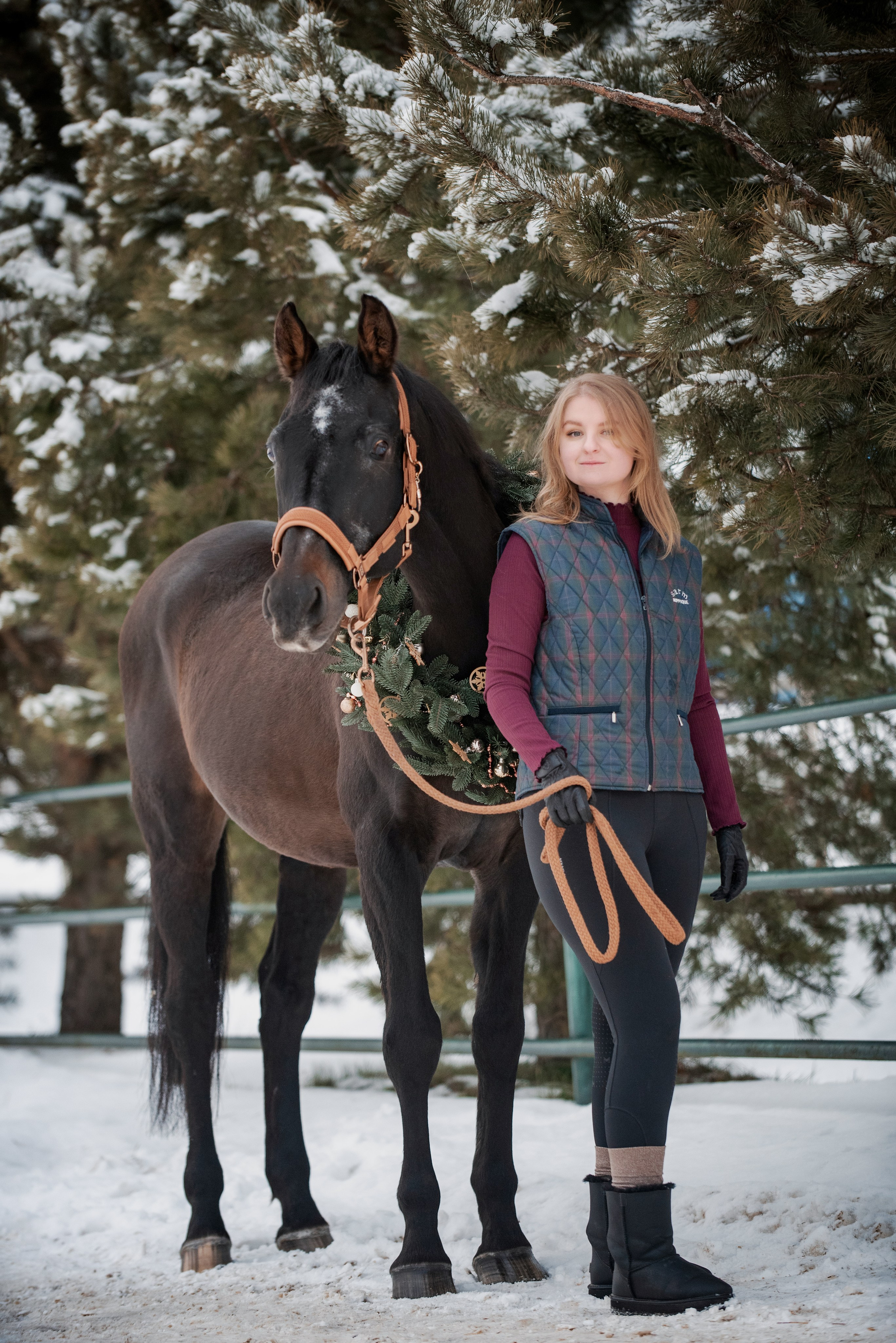 Зимний Настасьин табун. Куракина Дарья • Конный фотограф