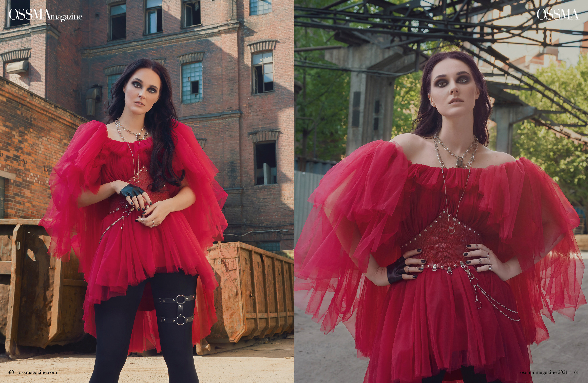«The beauty of destruction» в OSSMA Magazine (сент.2021). Фотограф, ретушёр, графический дизайнер в Петербурге Адрианова Настя