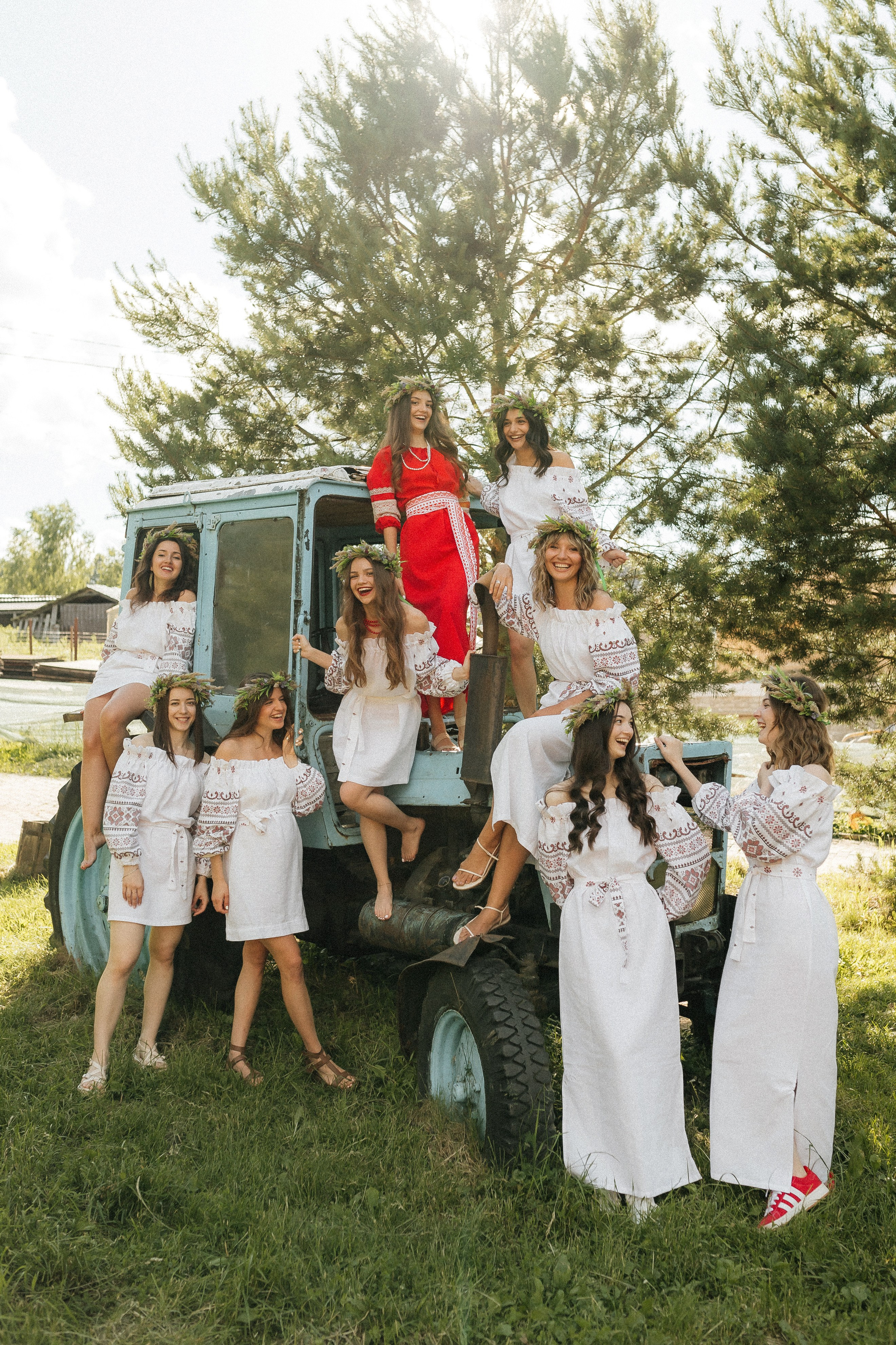 Девичник в стиле A LA RUSSE. Свадебный фотограф в Москве Николай Болт