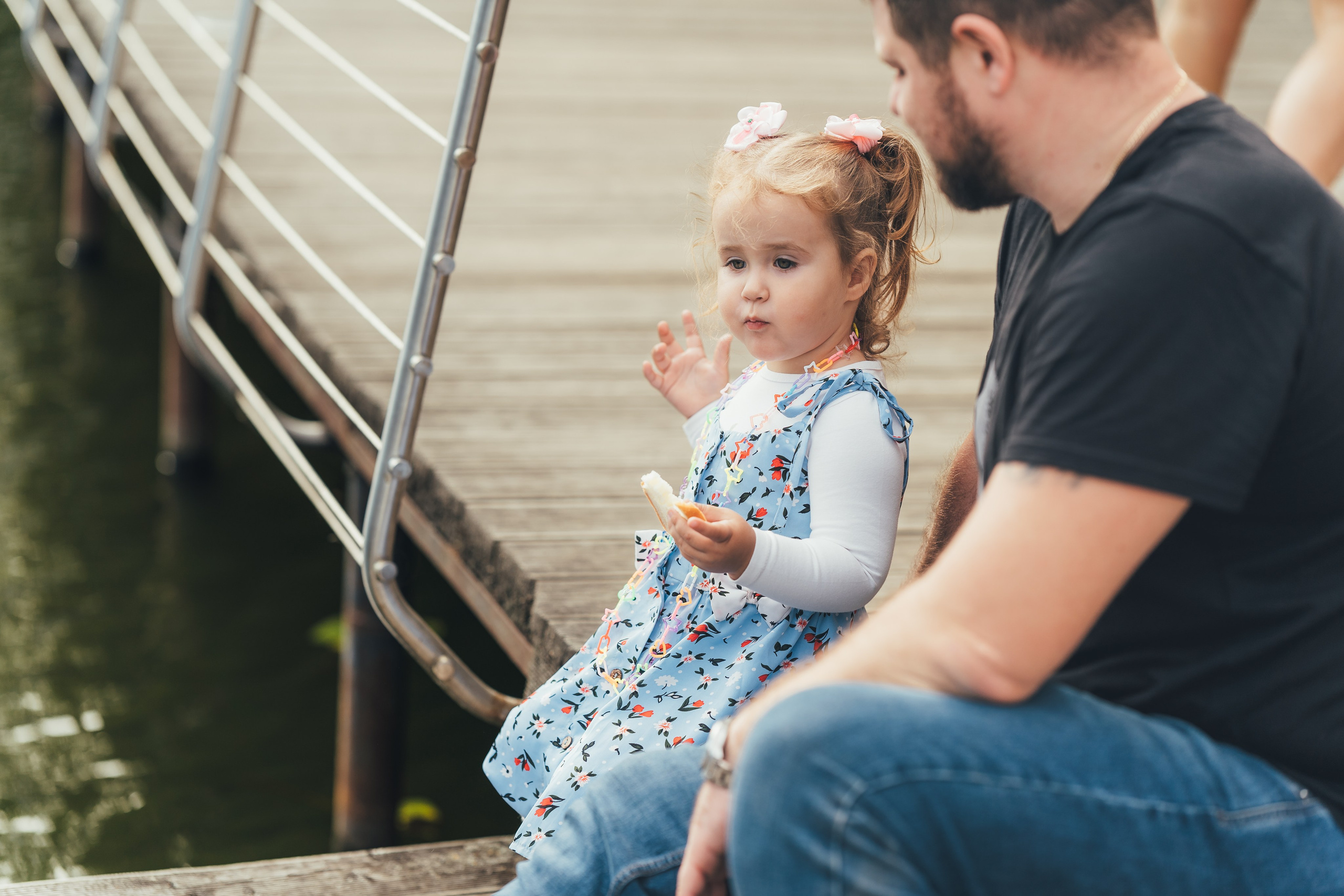Денис с дочкой, Балашиха, парк Пехорка. Наталья Дукалова фотограф Щелково Королев Пушкино Москва Балашиха