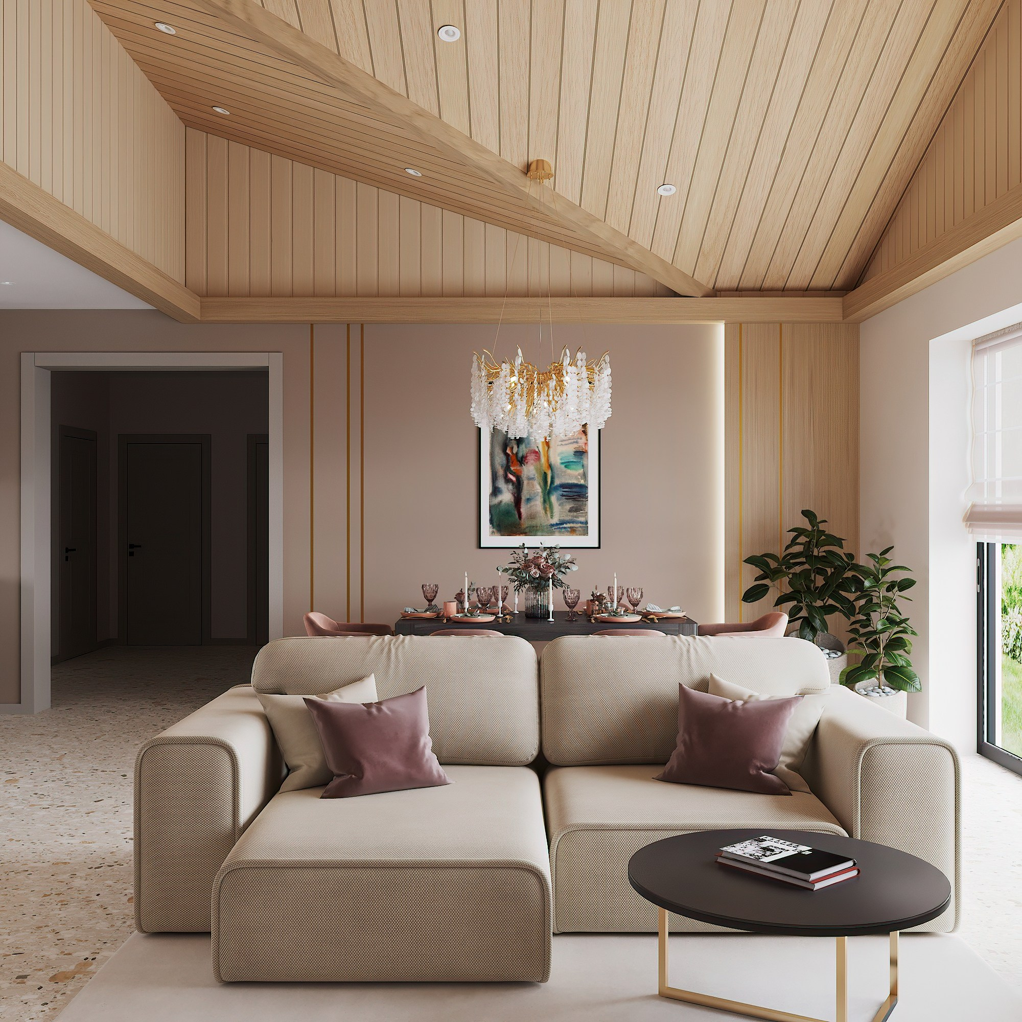 Частный дом в п. «Пески». Дизайнер интерьера в Санкт-Петербурге Ольга Рытаровская