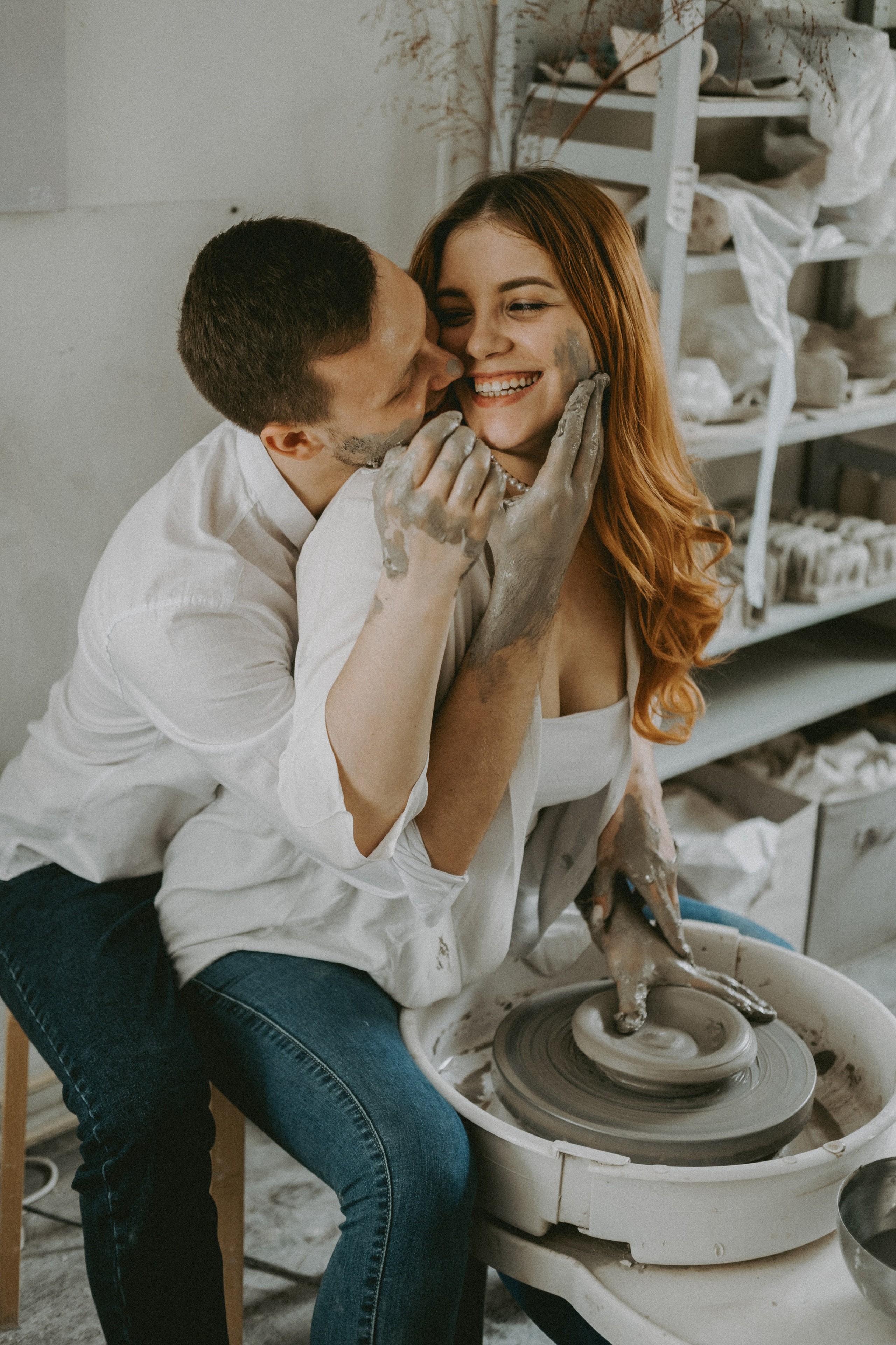 Фотосессия в гончарной мастерской. Семейный фотограф в Москве Кристина Маркос