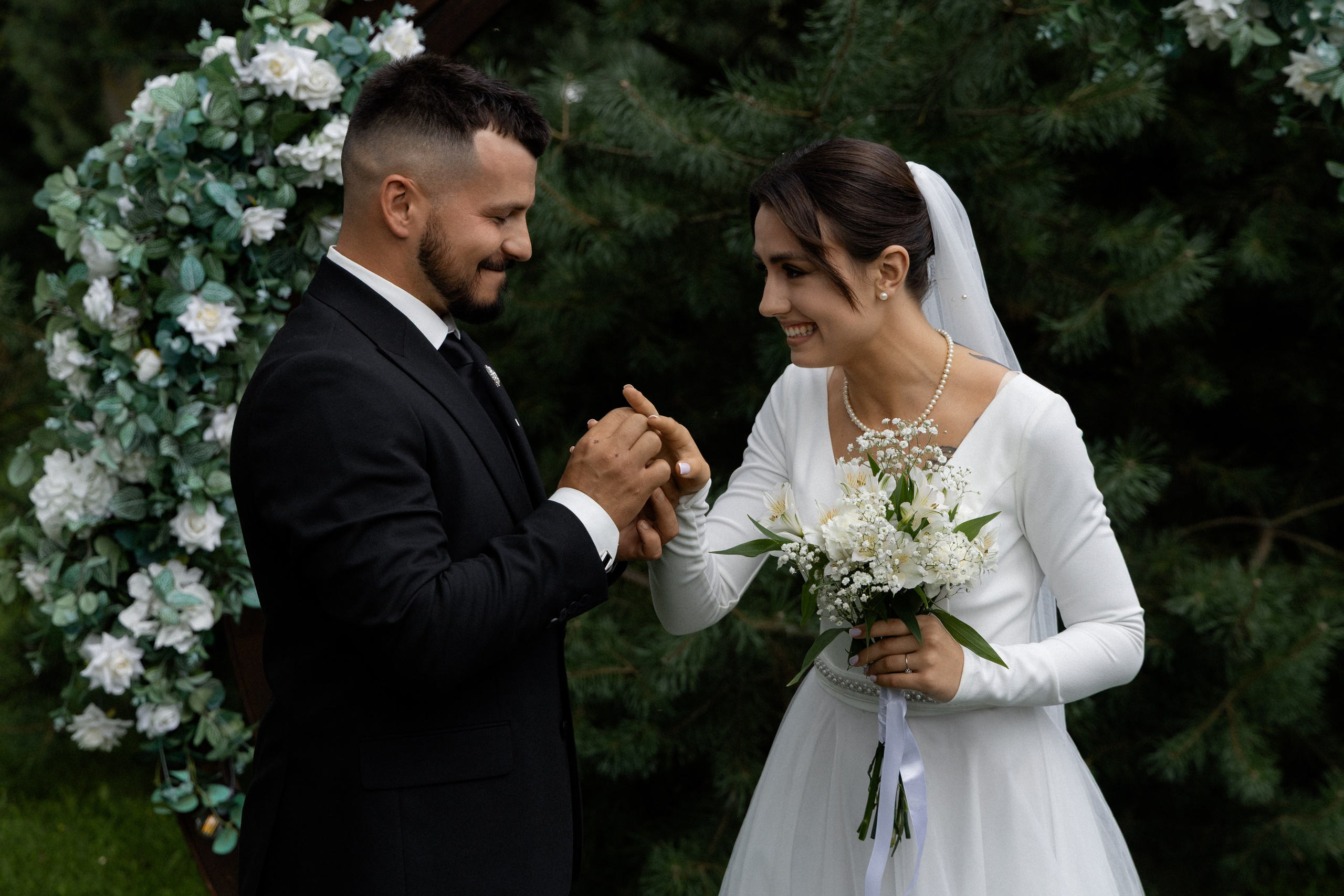 Свадебная фотосессия в агроусадьбе Лабодянка в Минске. Свадебный фотограф в Минске/Беларуси Сергей Спиридонов