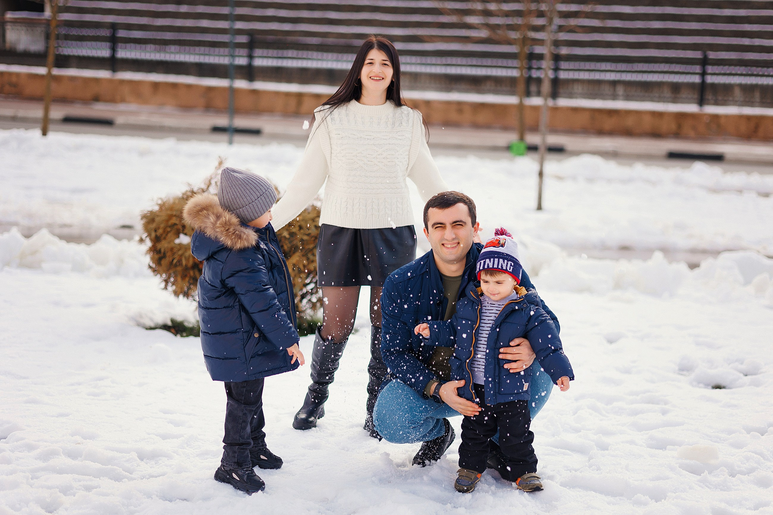 Зимняя фотосессия в Красной поляне. Свадебный и семейный фотограф в Сочи Денис Вялов