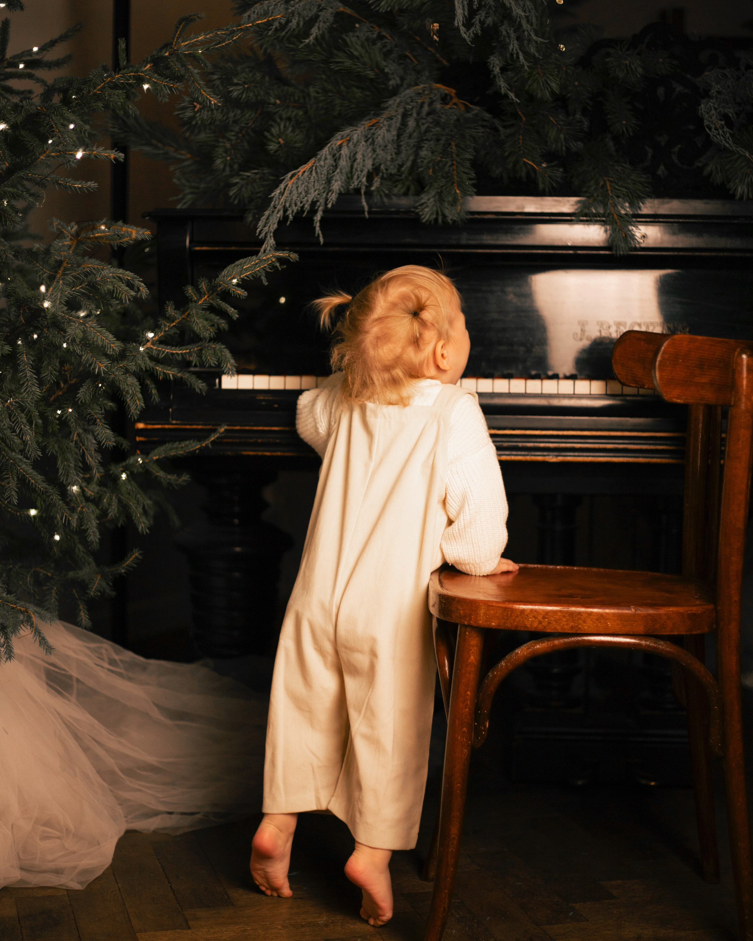 Новогодняя съёмка в фотостудии