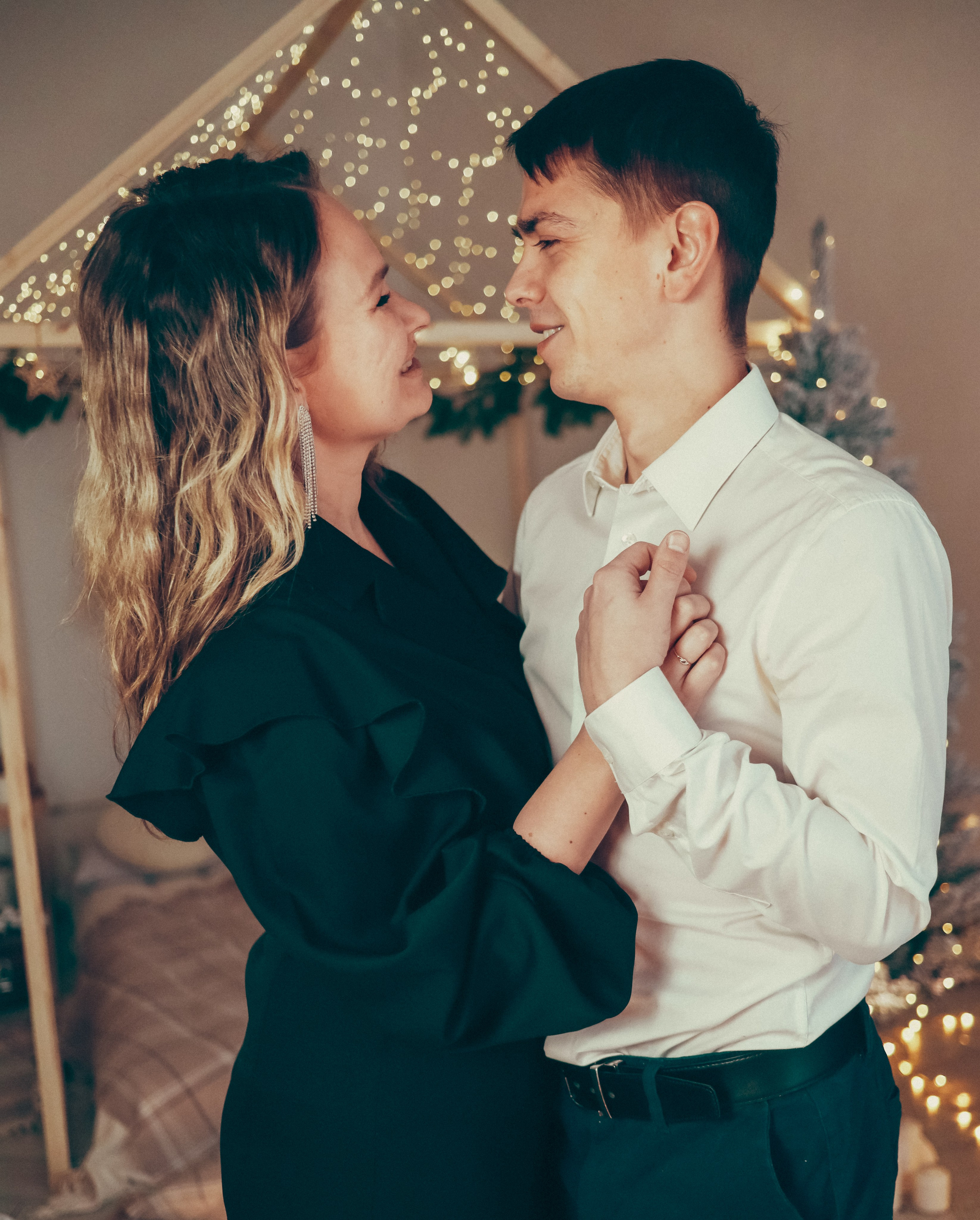 Новогодняя фотосессия в студии