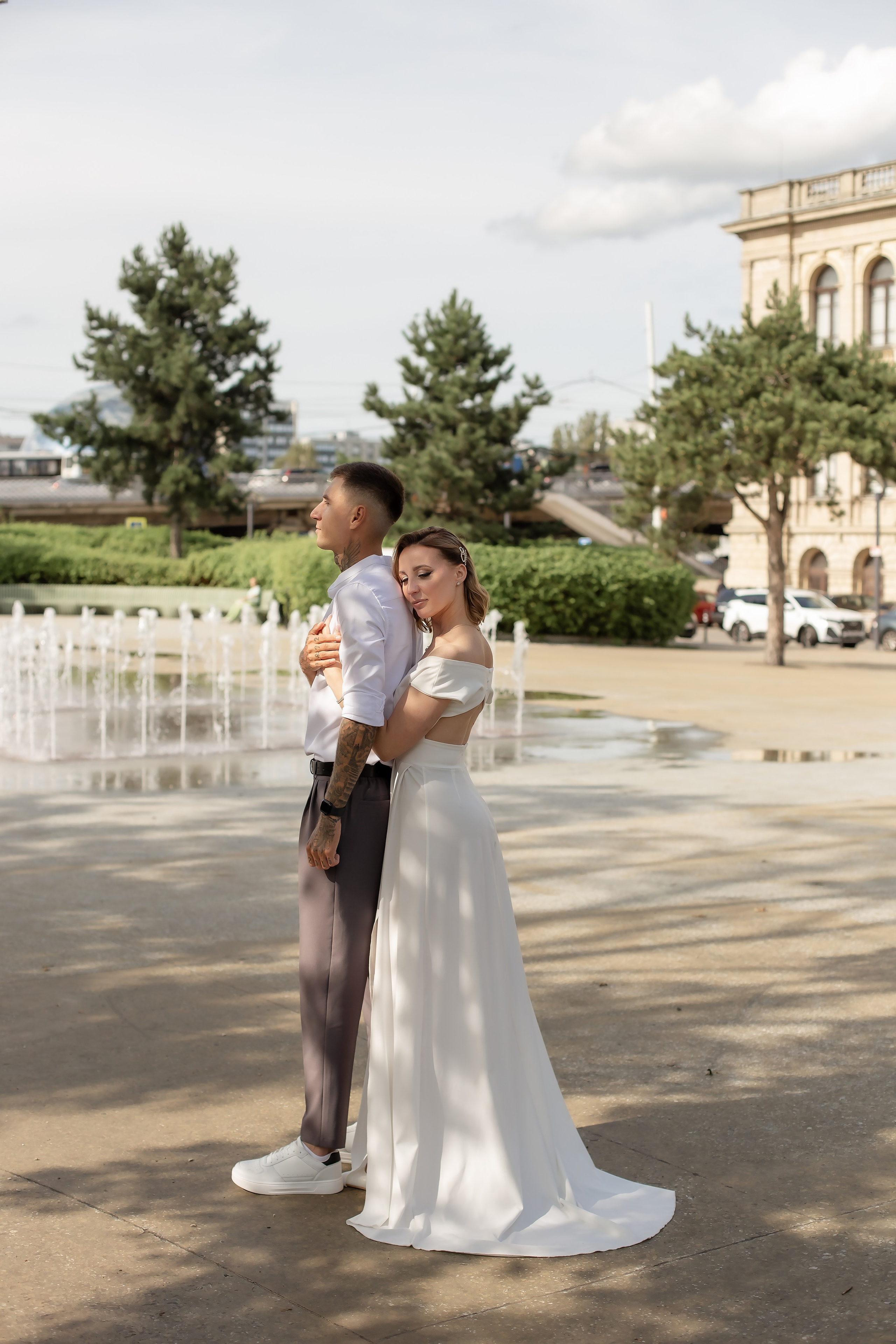 Саша и Вика. Биржевой сквер. Фотограф в Калининграде Решетникова Алина