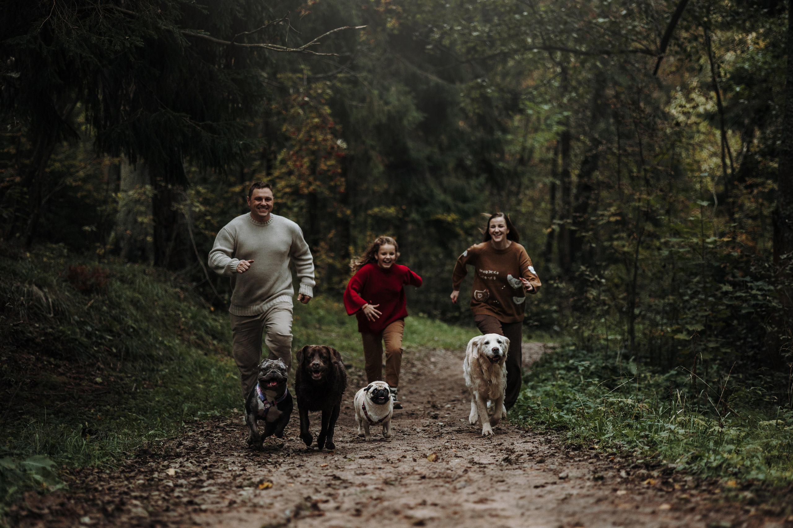 Девочки и их семья. Фотограф — Анималист | Санкт-Петербург
