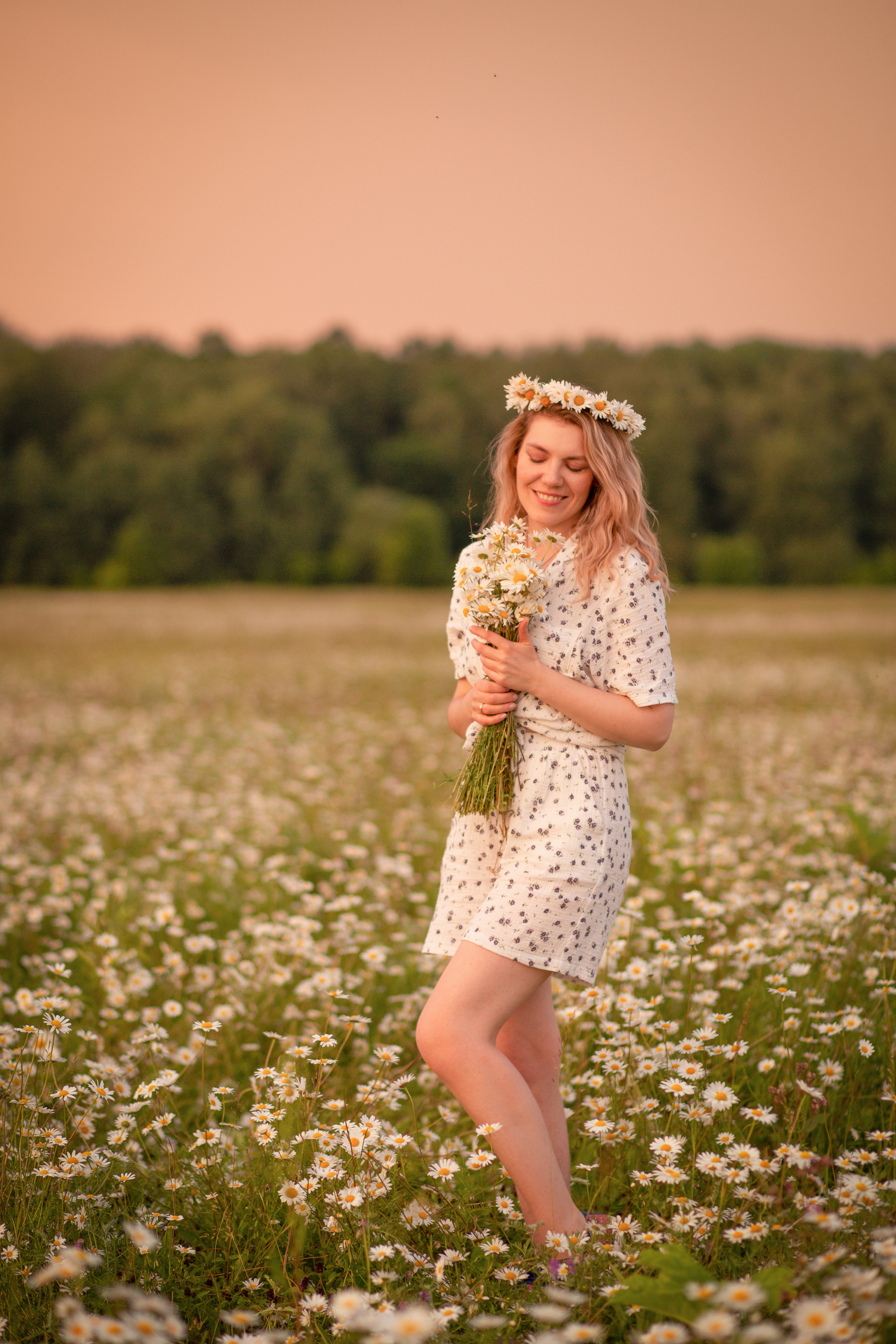 В Ромашковом поле. Семейный и детский фотограф в Москве Юлия