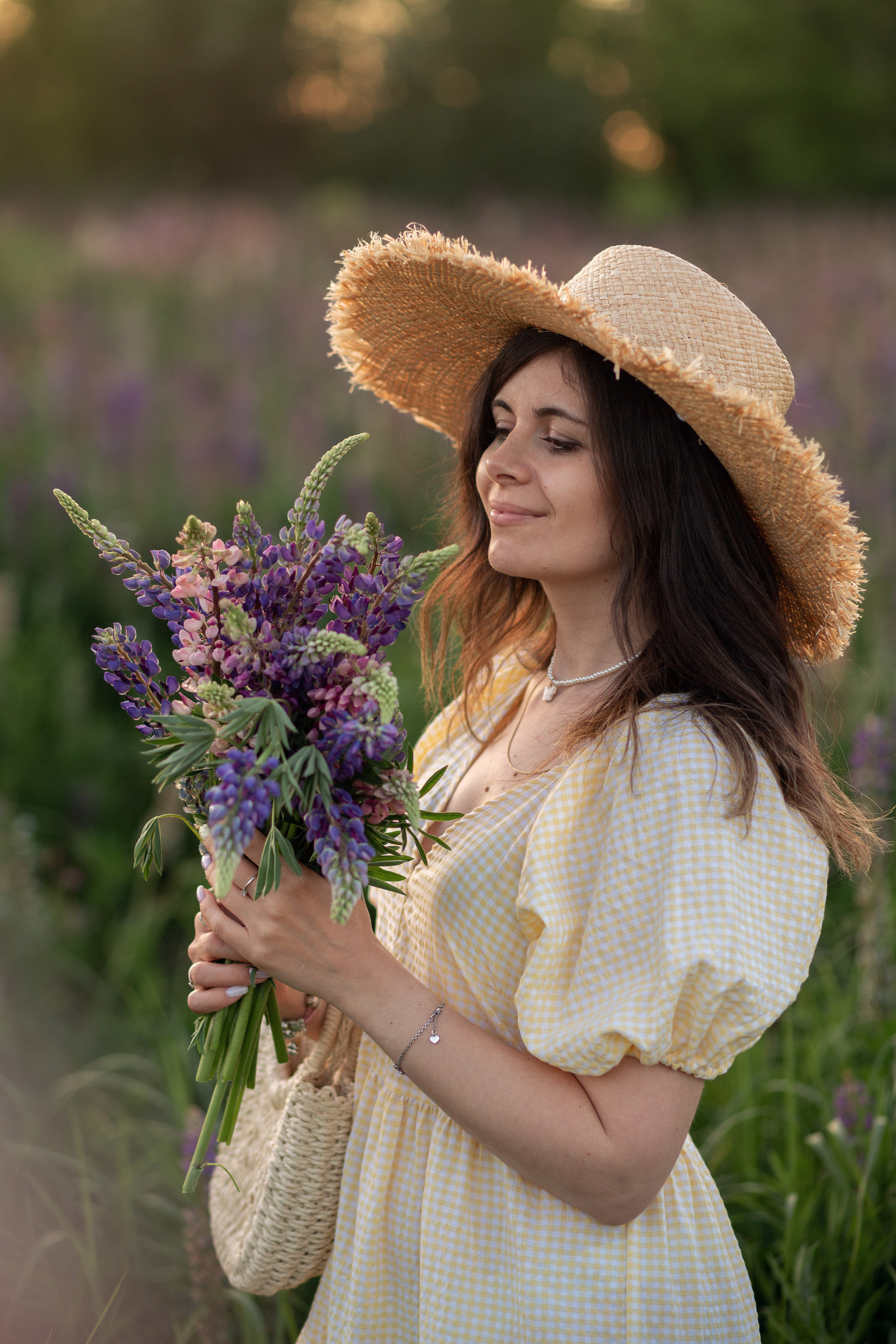 Семья в Люпинах. Семейный и детский фотограф в Москве Юлия