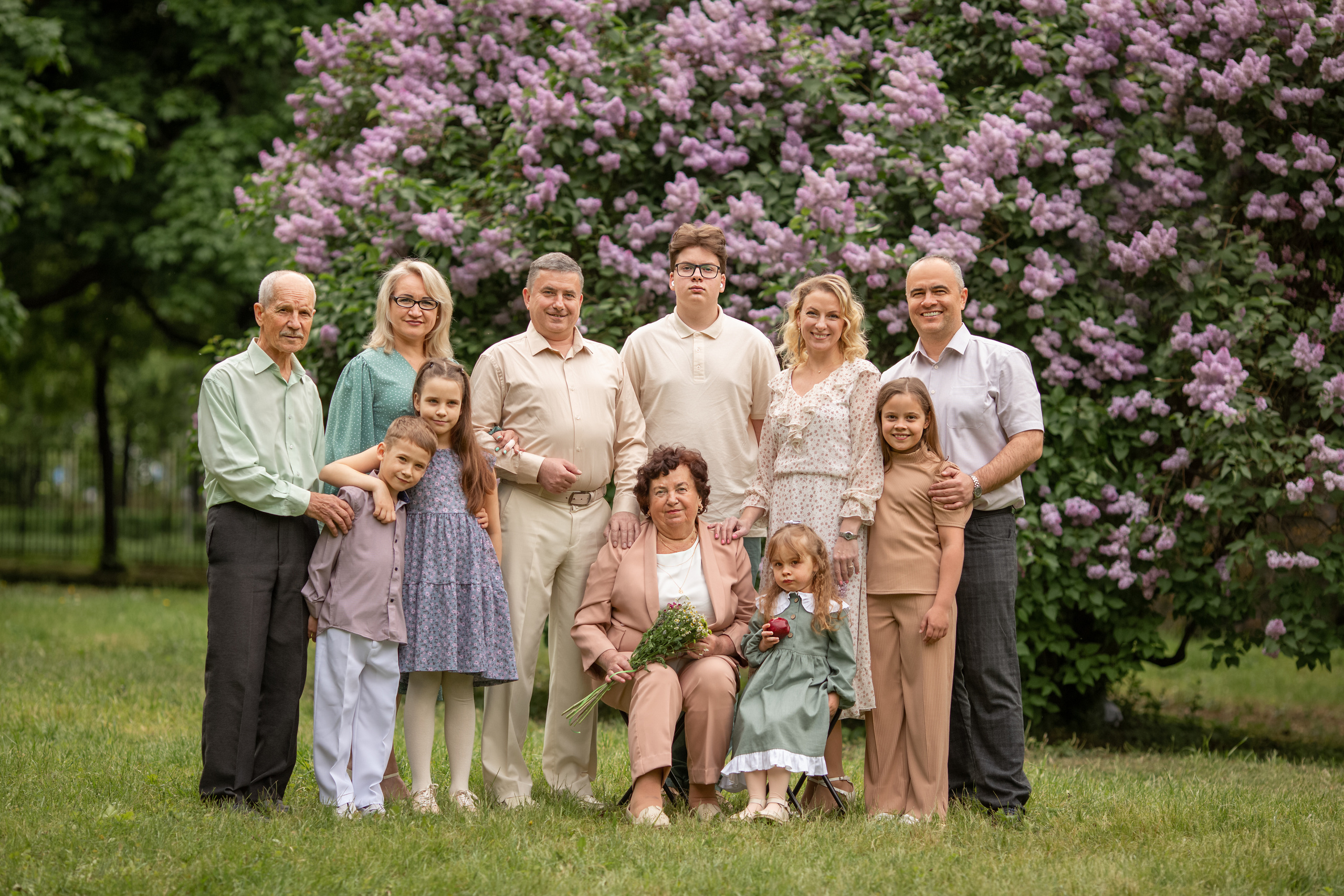 Большая семья. Семейный и детский фотограф в Москве Юлия