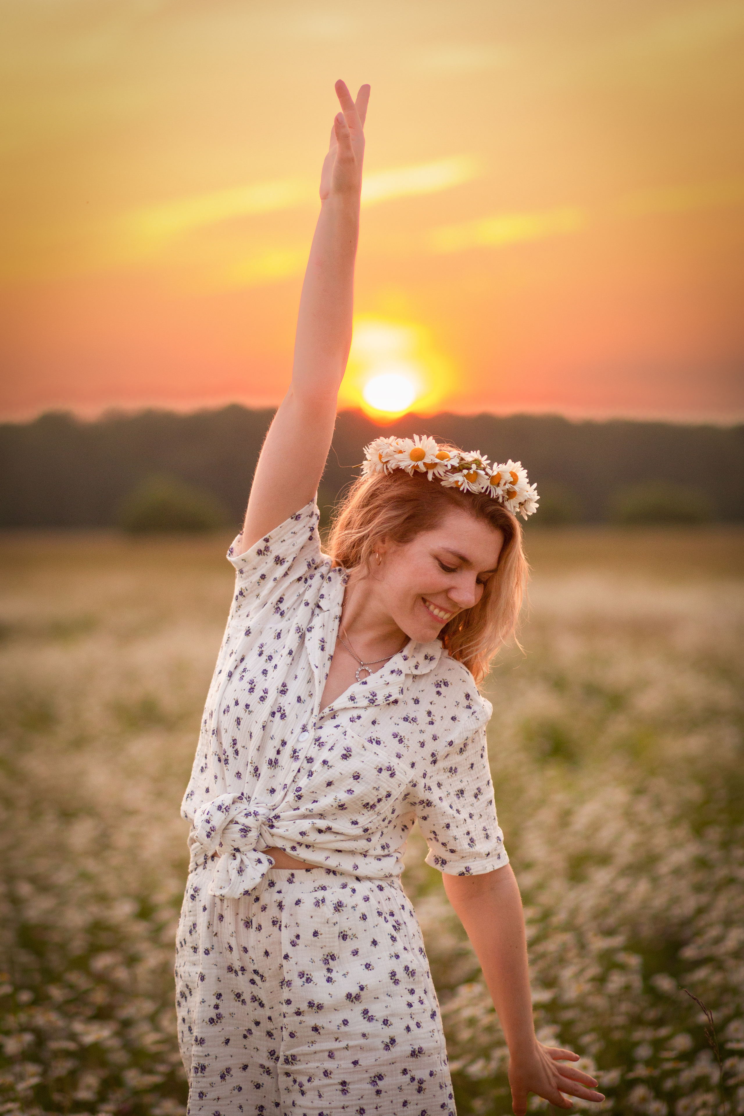 В Ромашковом поле. Семейный и детский фотограф в Москве Юлия