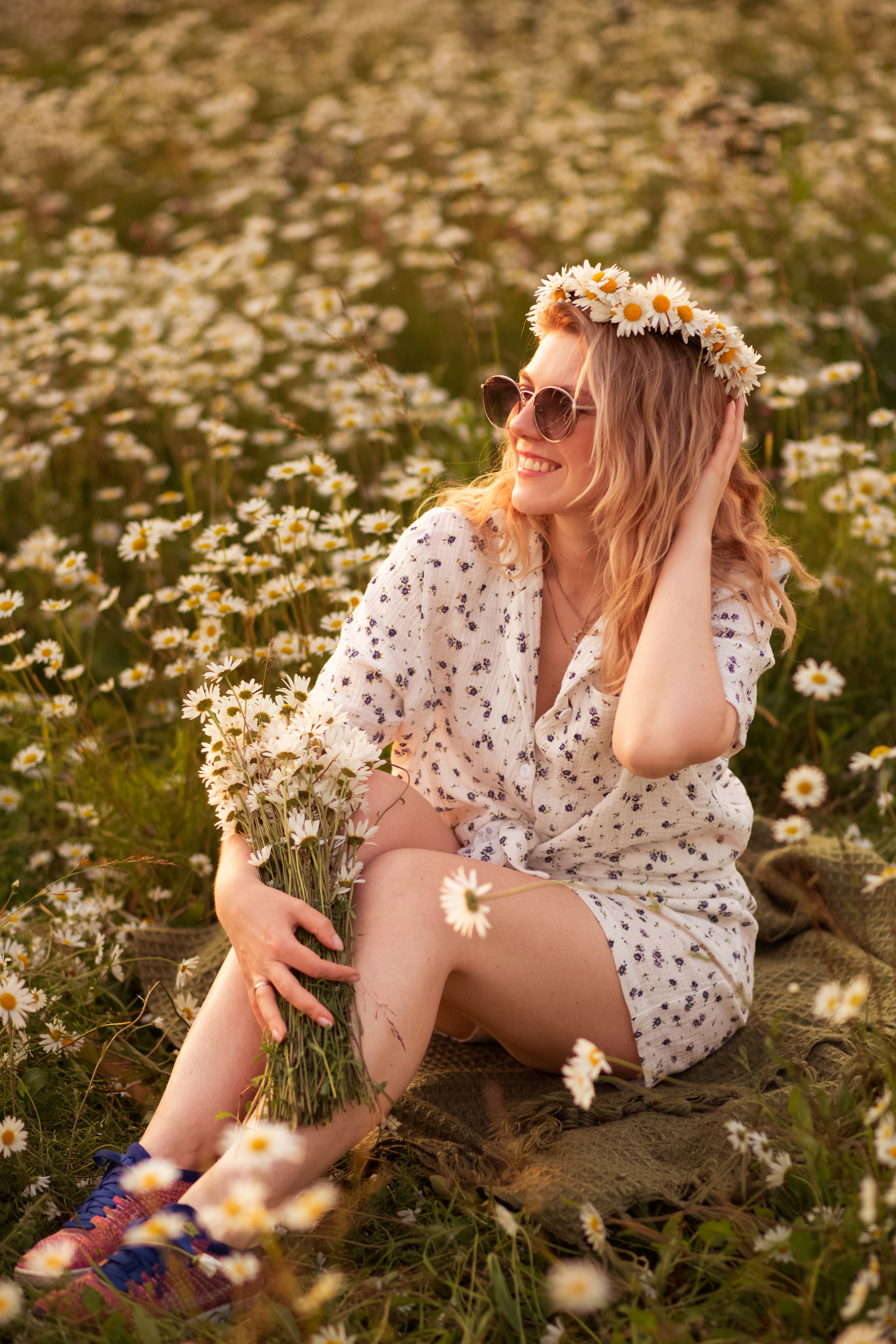 В Ромашковом поле. Семейный и детский фотограф в Москве Юлия