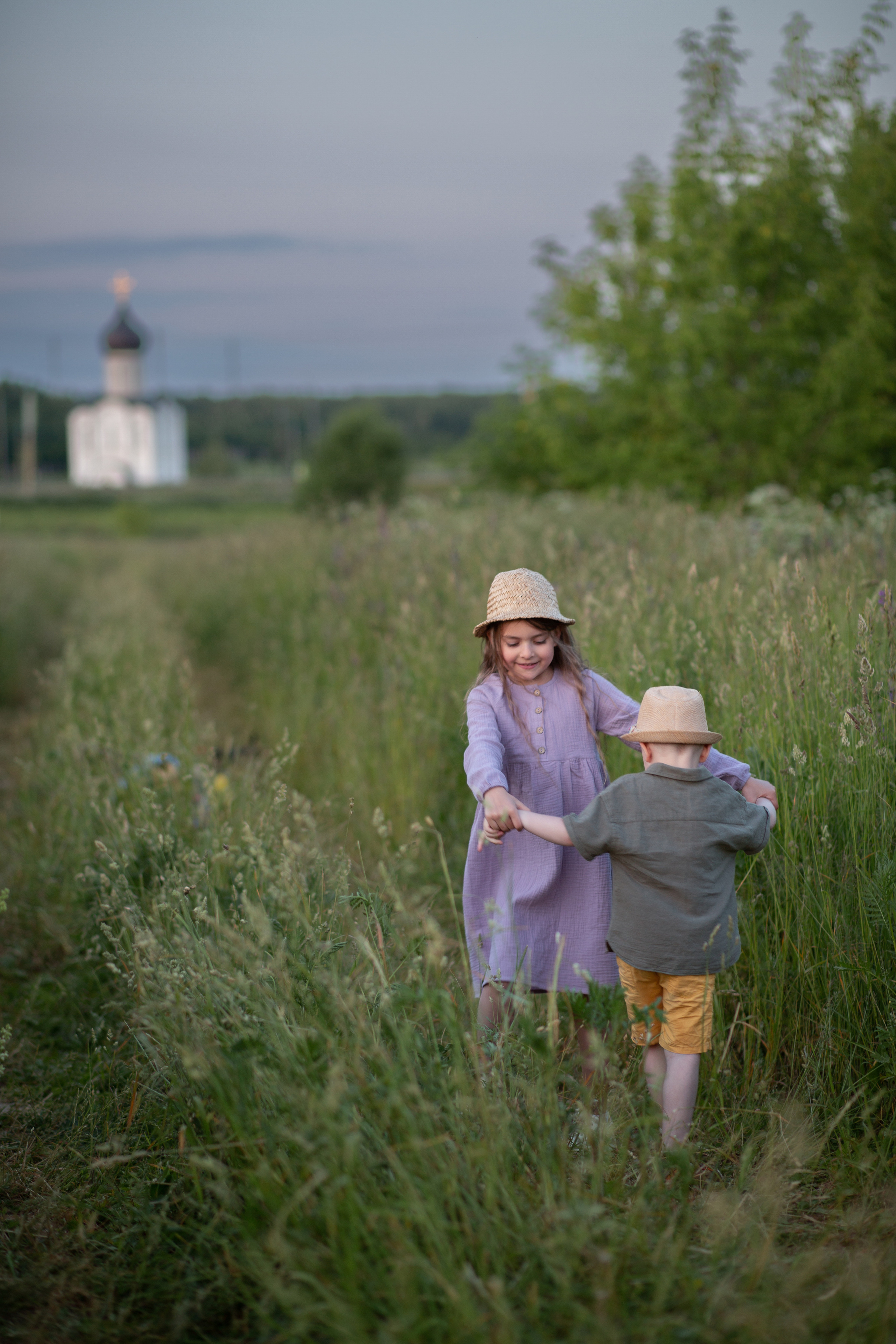 Семья в Люпинах. Семейный и детский фотограф в Москве Юлия