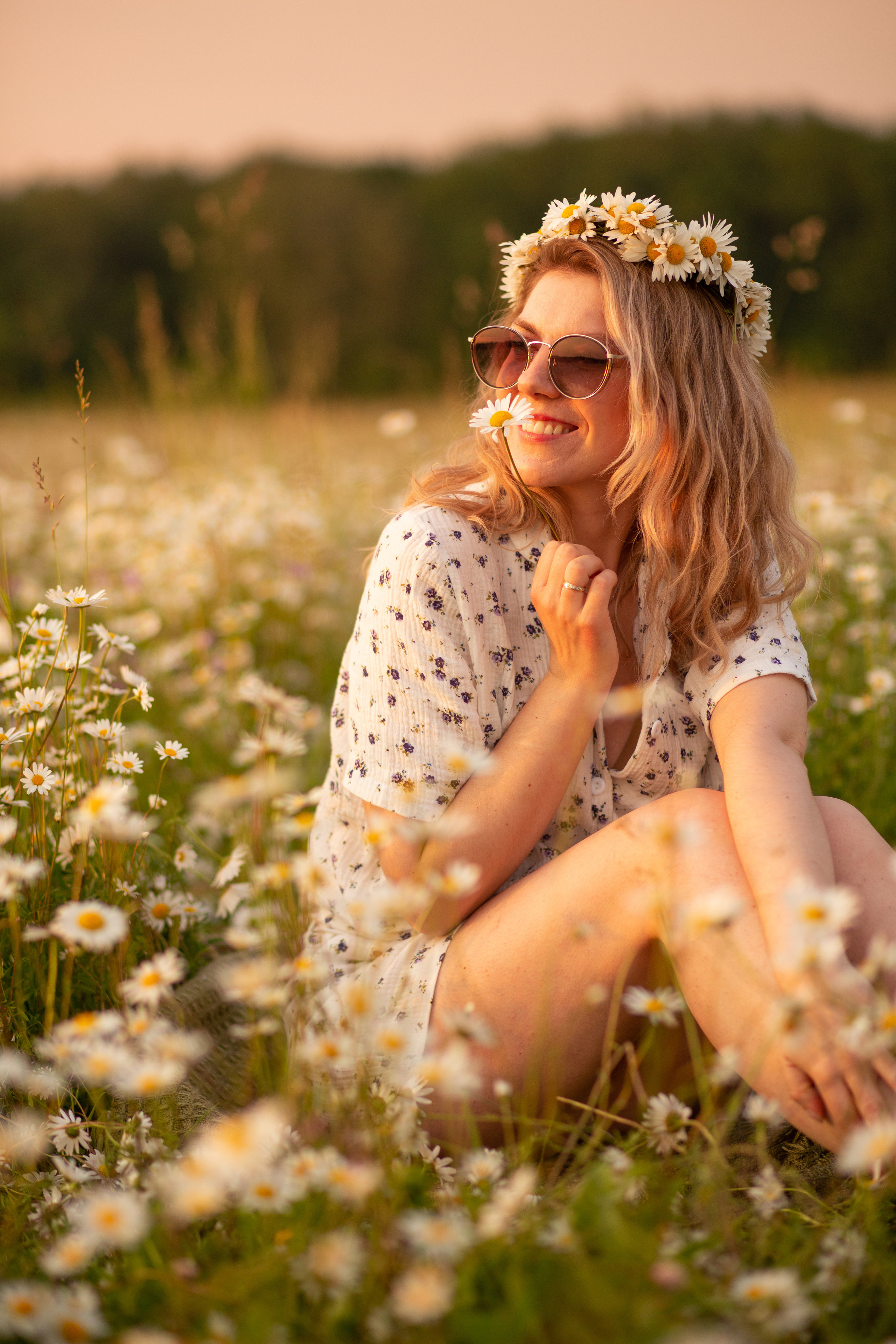 В Ромашковом поле. Семейный и детский фотограф в Москве Юлия