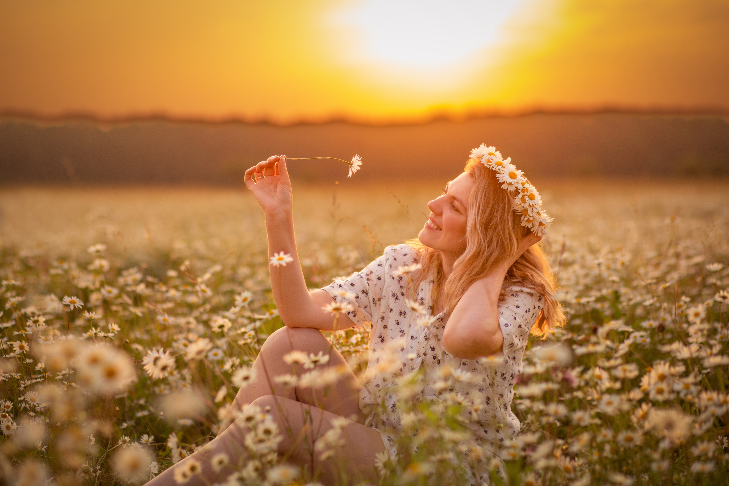 В Ромашковом поле. Семейный и детский фотограф в Москве Юлия