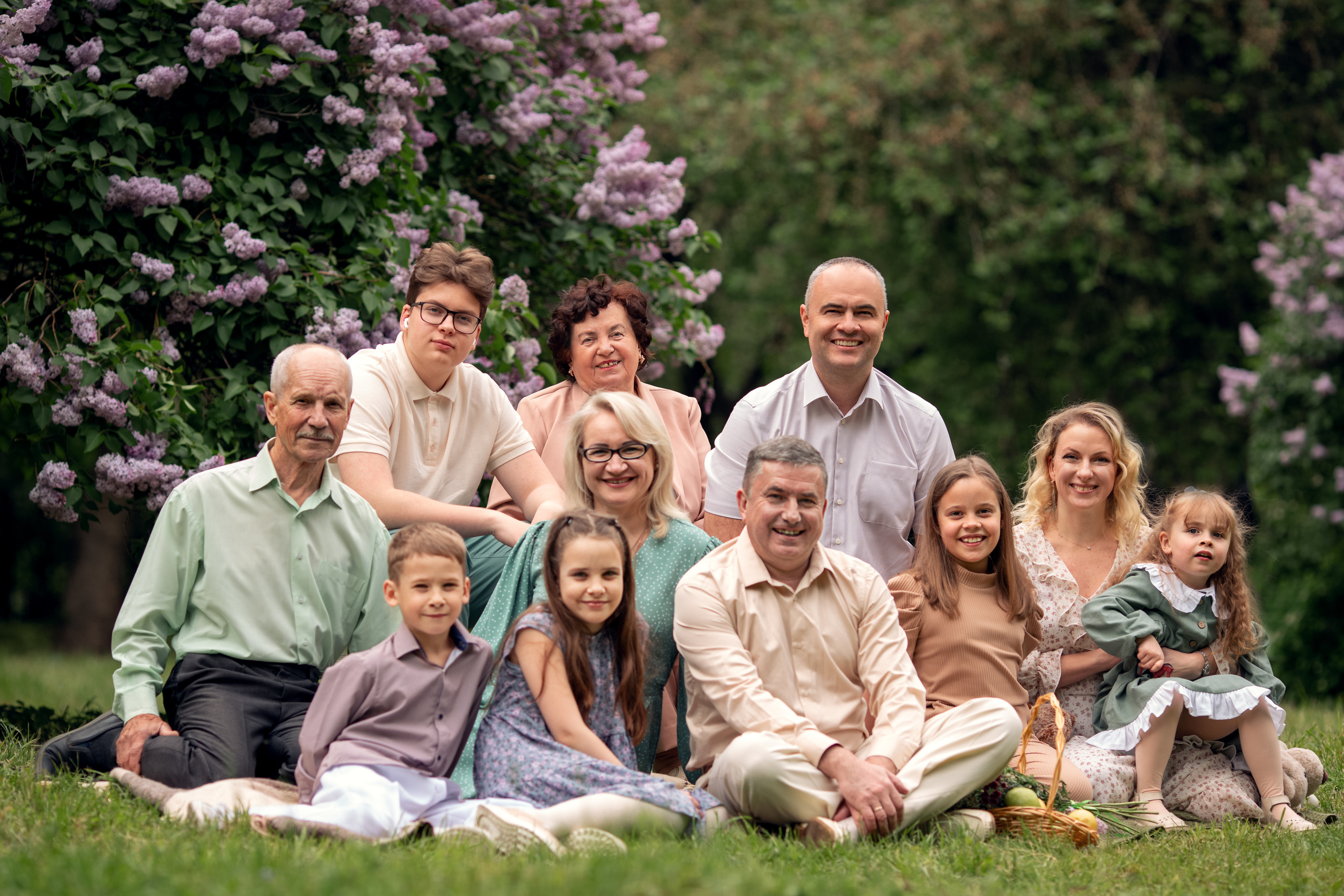 Большая семья. Семейный и детский фотограф в Москве Юлия