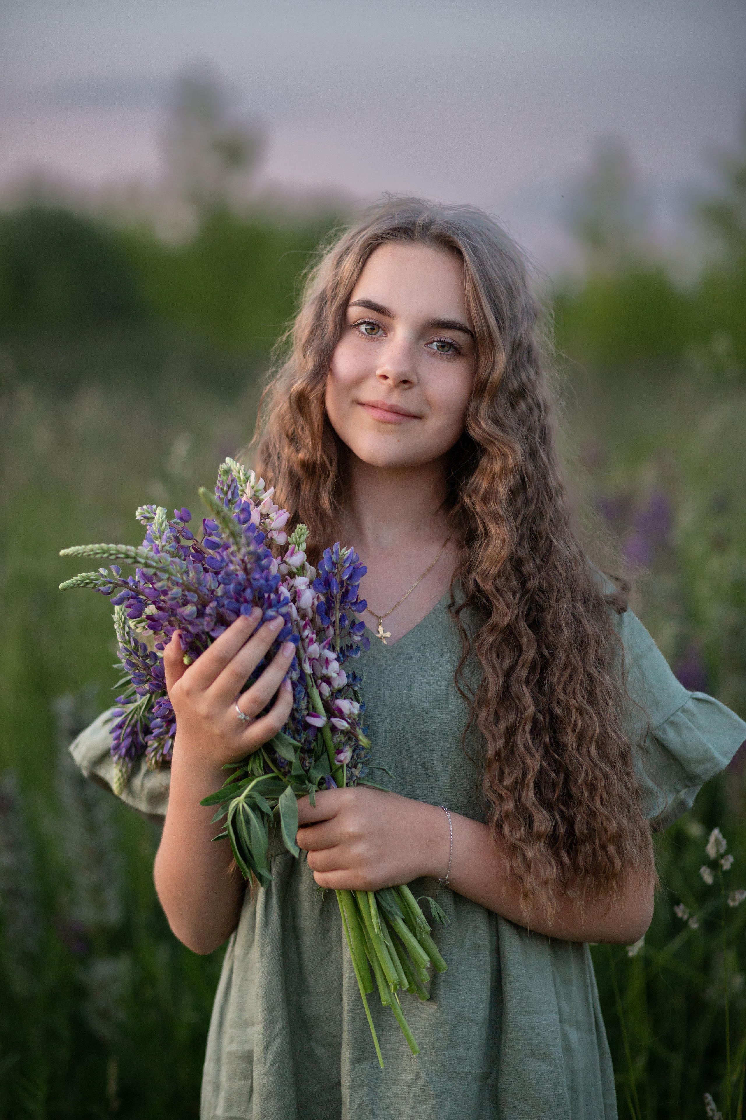 Семья в Люпинах. Семейный и детский фотограф в Москве Юлия