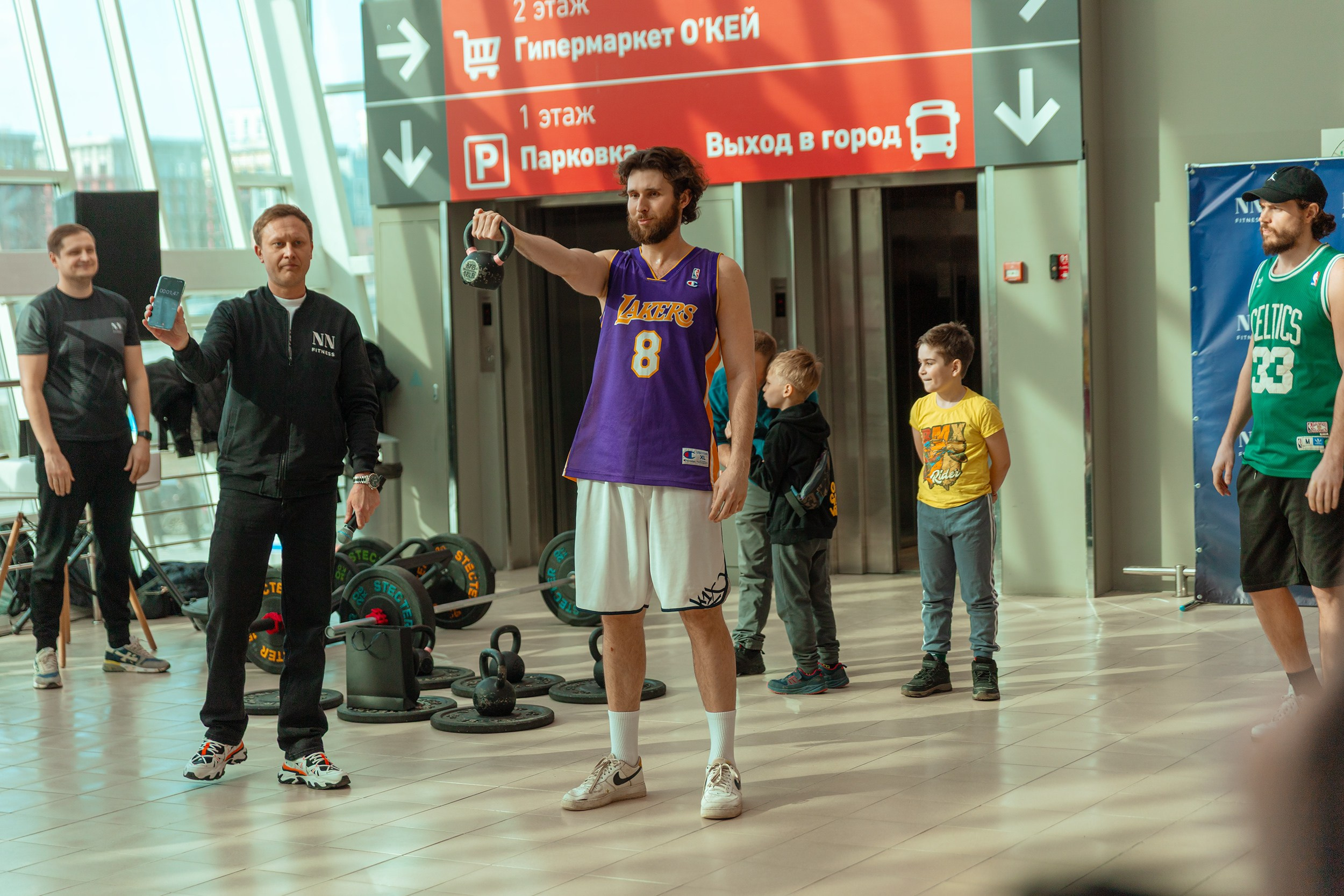 День рождения фитнес зала NN fitnes. Фотограф Тюмень