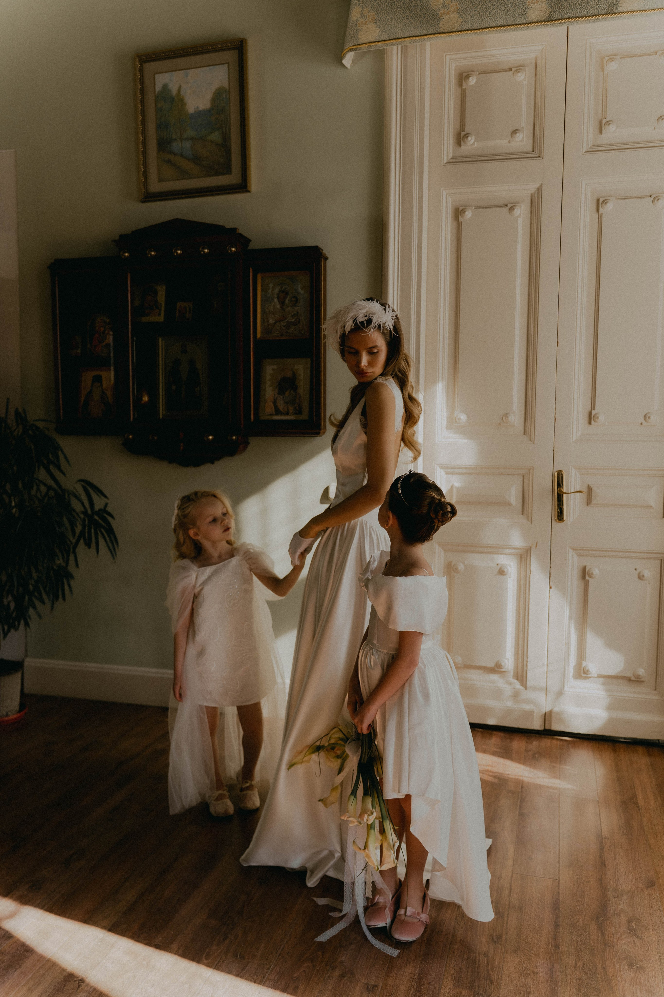 Оксана| утро с дочками. Фотограф Элина Муратова