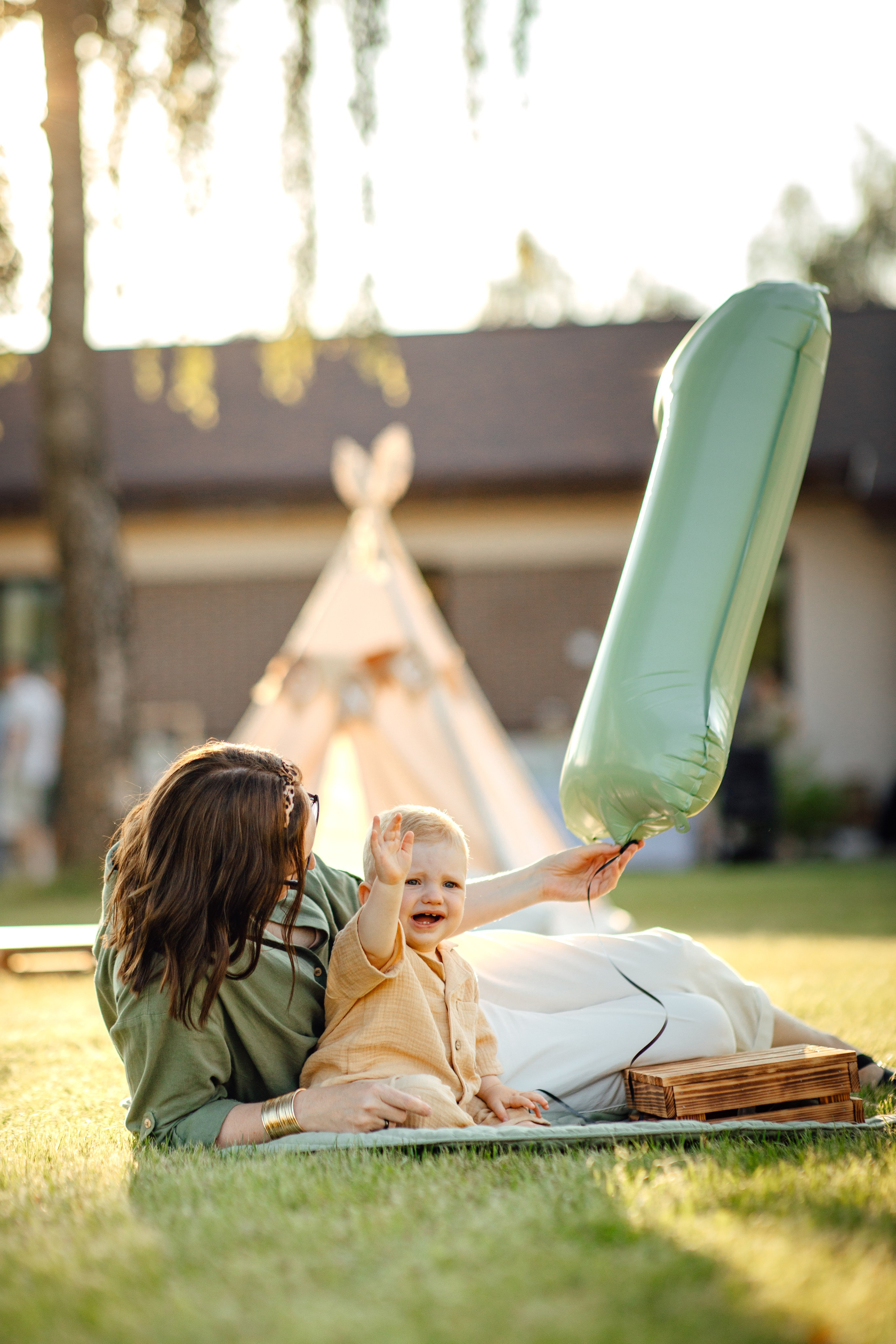 Максику 1 годик, отмечаем дома