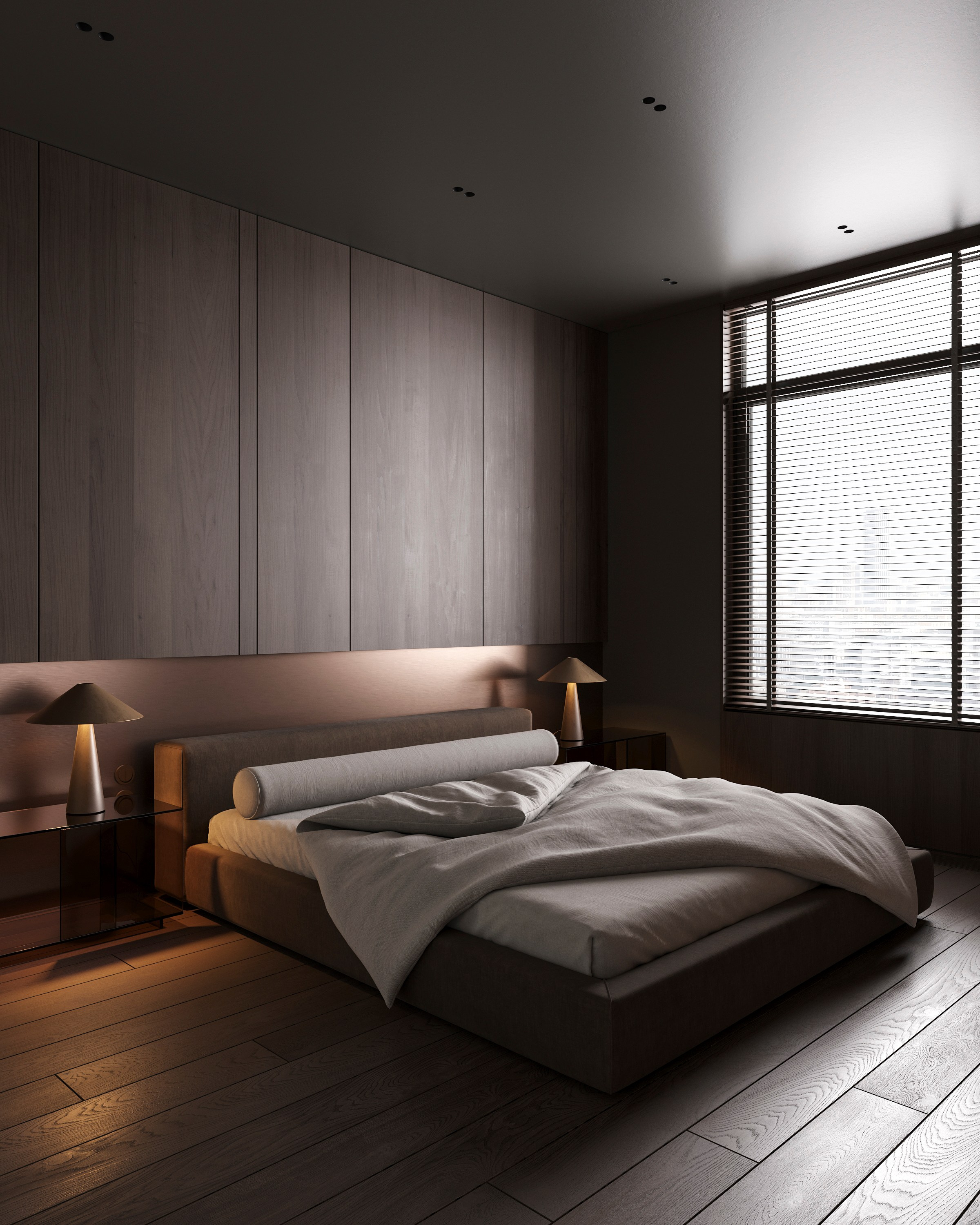 B&W AESTHETIC | DESIGNER ANNE KIREEVA. Interior Visualization by Valerie Stetyukevich