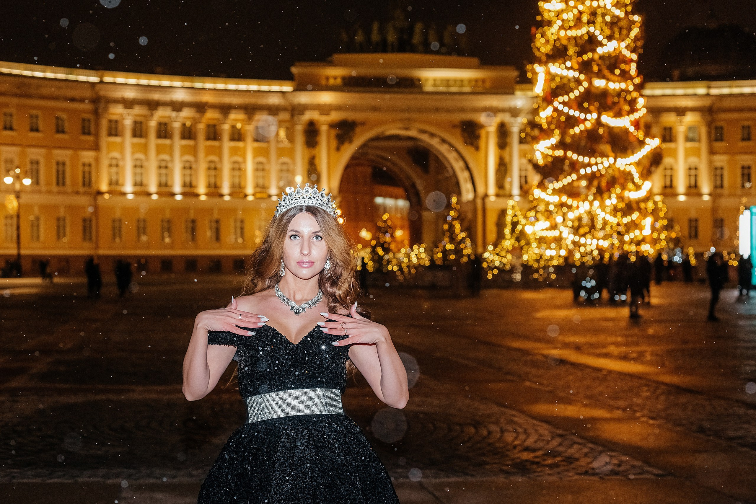 Новогодняя роскошь в Санкт-Петербурге. Семейный фотограф Любовь Саркеева