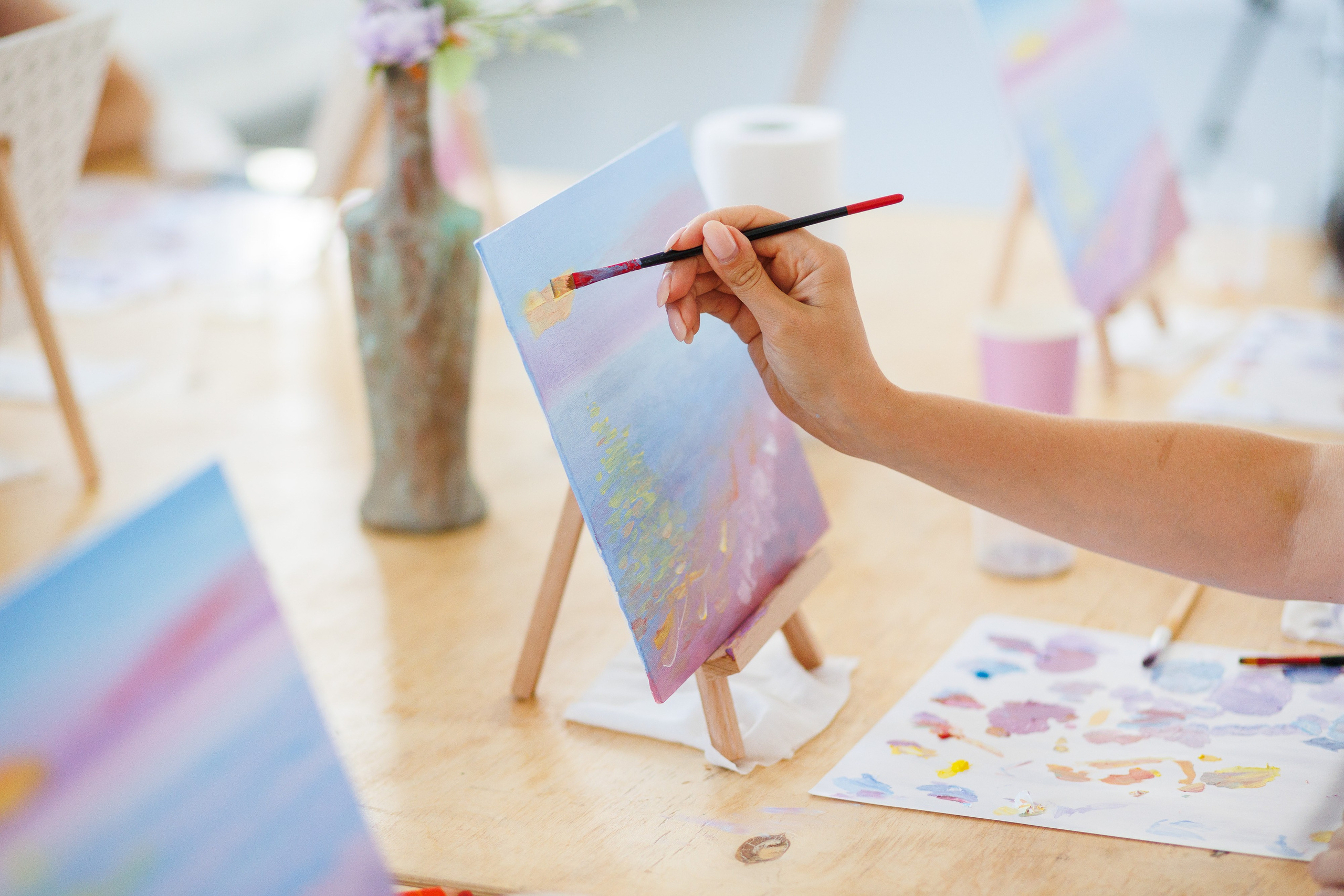 Девичник. МК по живописи. Фотограф Шейдаев Эмин г. Волгоград
