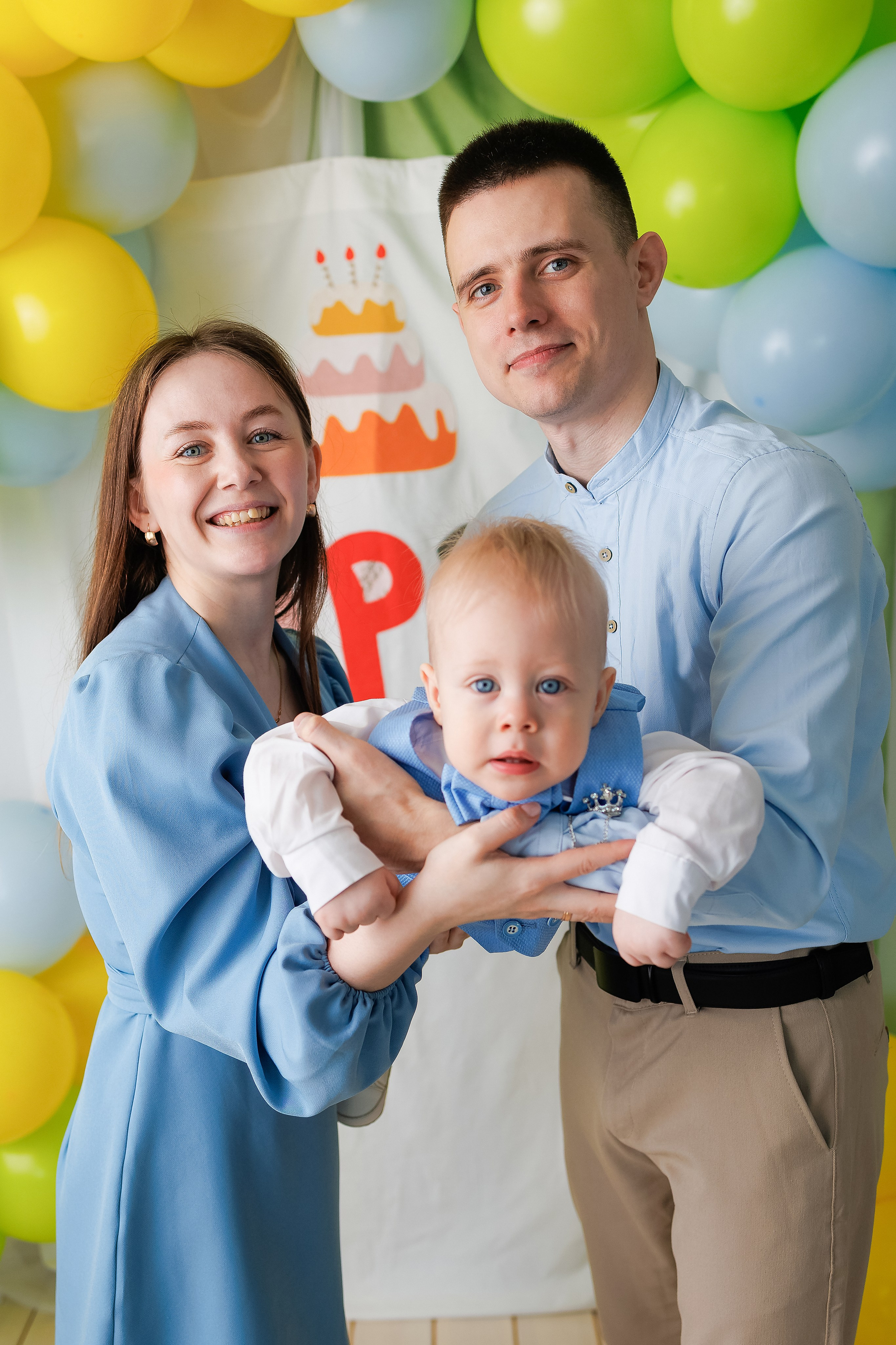 Сашеньке 1 годик. Фотограф новорожденный малышей Новосибирск