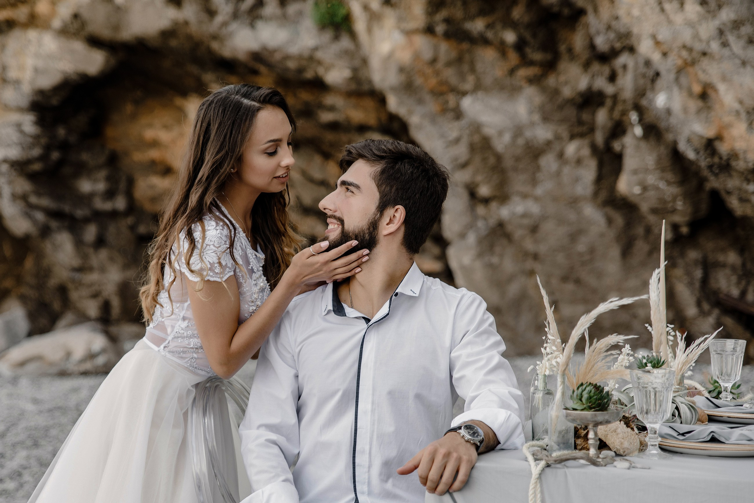 Свадебная фотосессия и выездная регистрация брака на берегу моря. Свадебный и семейный фотограф в Москве Светлана Зоткина