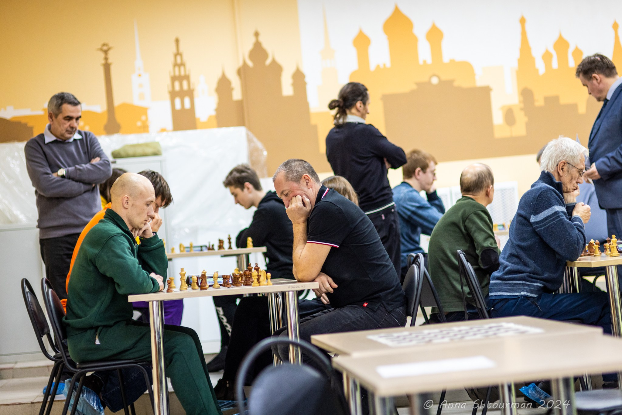 2024 Чемпионат Ярославской области по быстрым шахматам (Ярославль, Россия). Фотограф Анна Штурман (репортажная съёмка любых событий и мероприятий) Anna Shtourman photographer