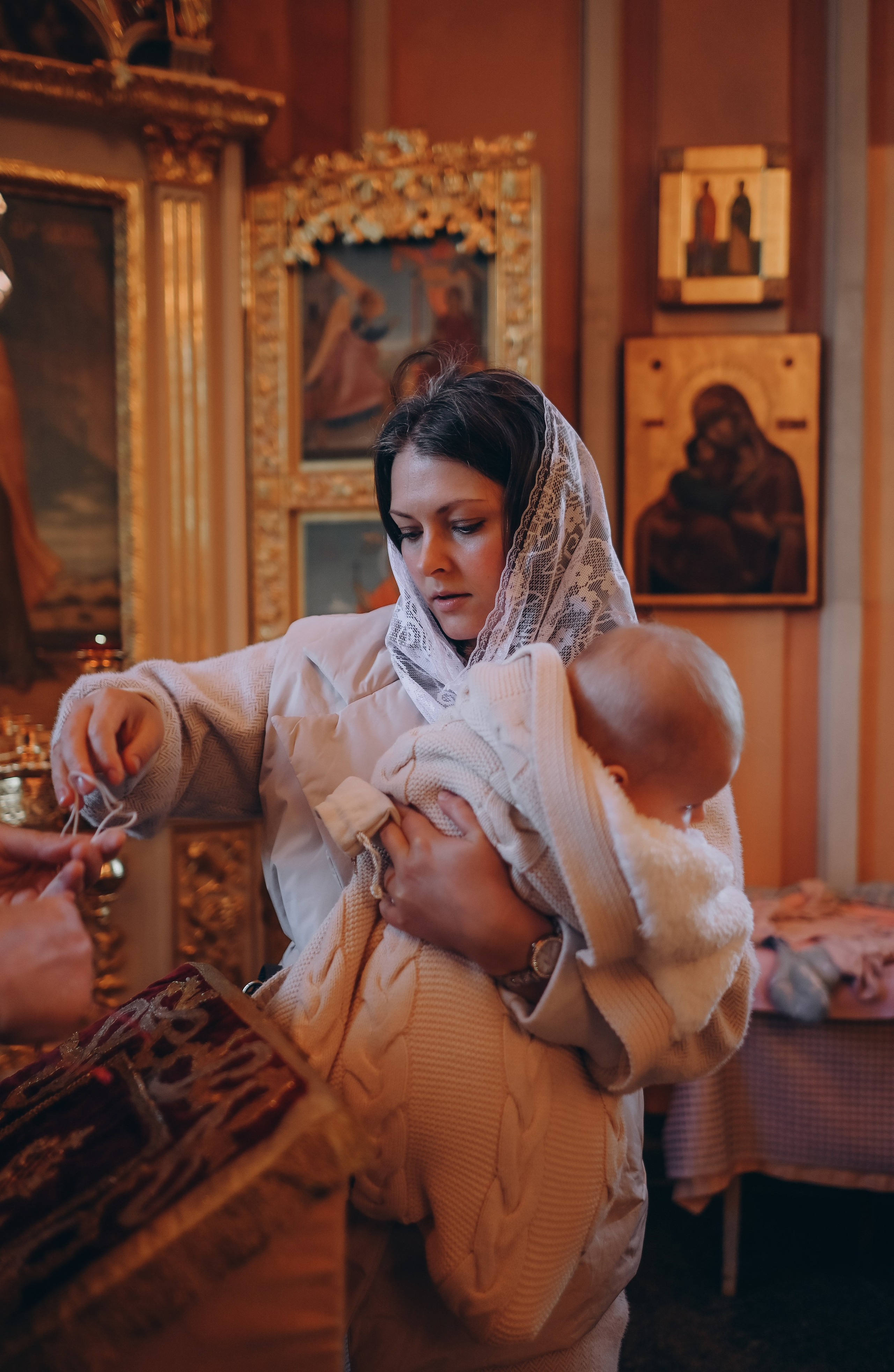 Крещение Любочки. Семейный и свадебный фотограф в Санкт-Петербурге Яна