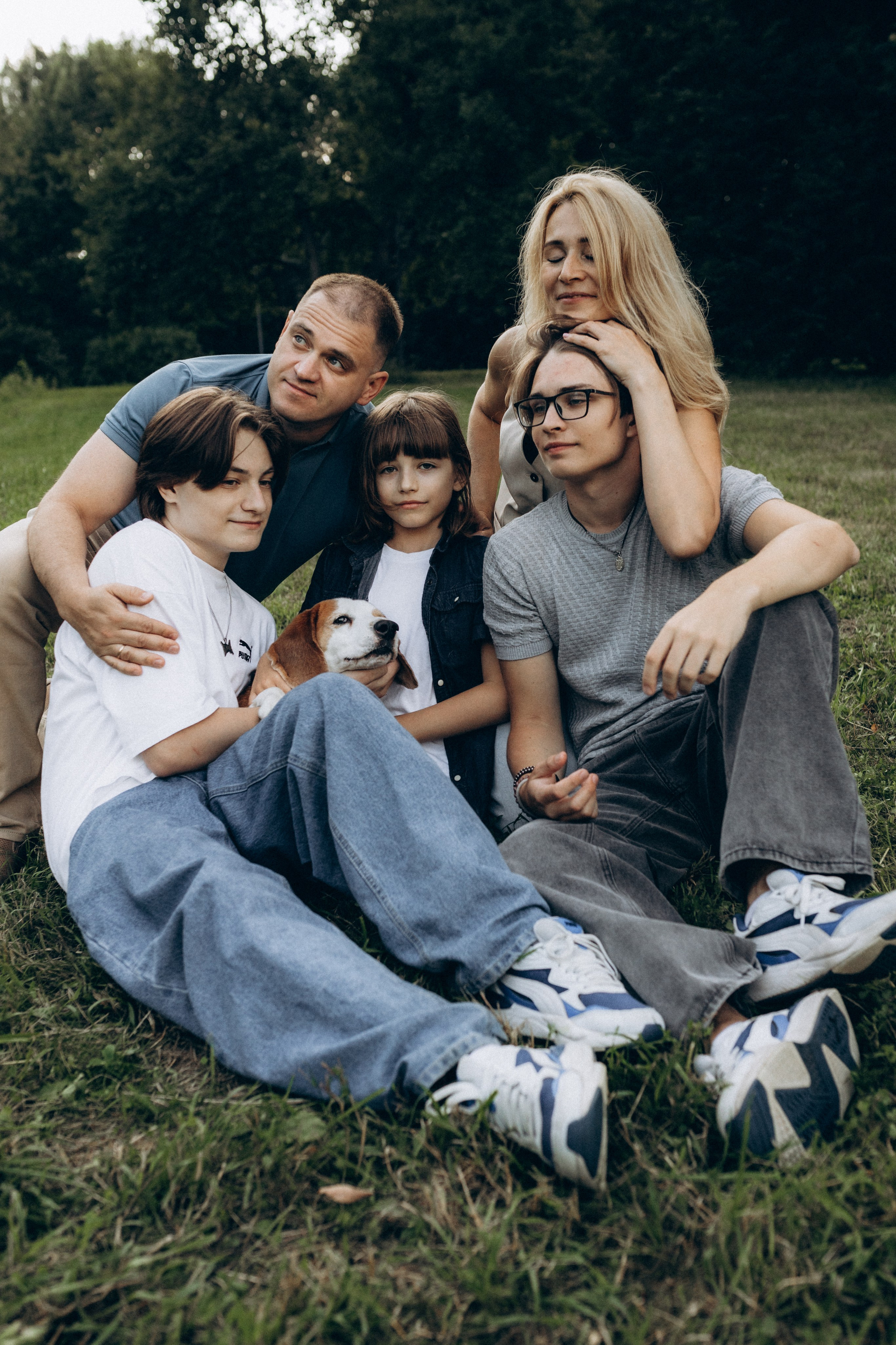 Наташа, Андрей, Эмиль, Стас, Ярослав и Арчи. Фотограф НОГИНСК, Москва, Анастасия Белая
