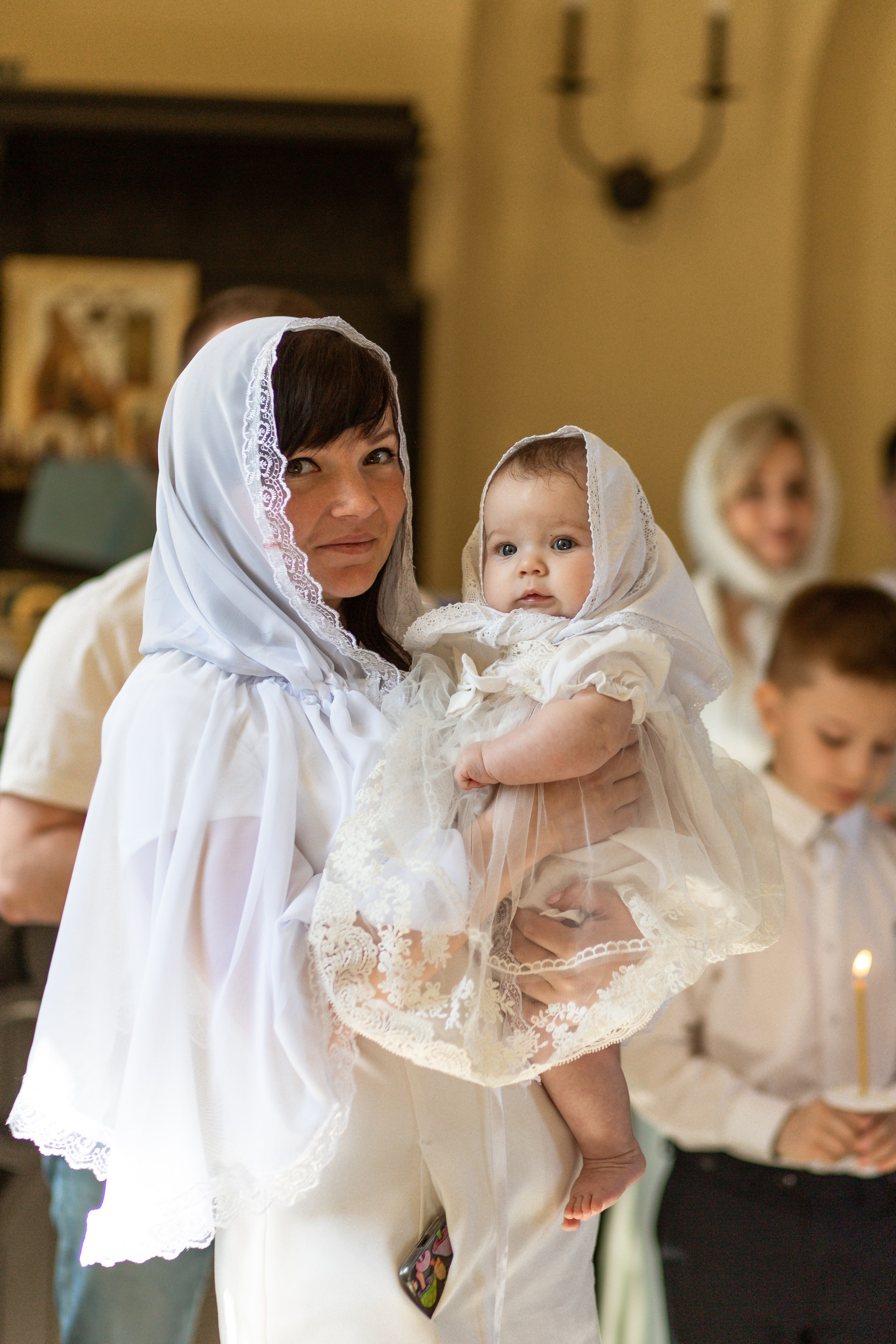 Крещение Киры. Свадебный и Семейный фотограф в Москве Александра Вайпер