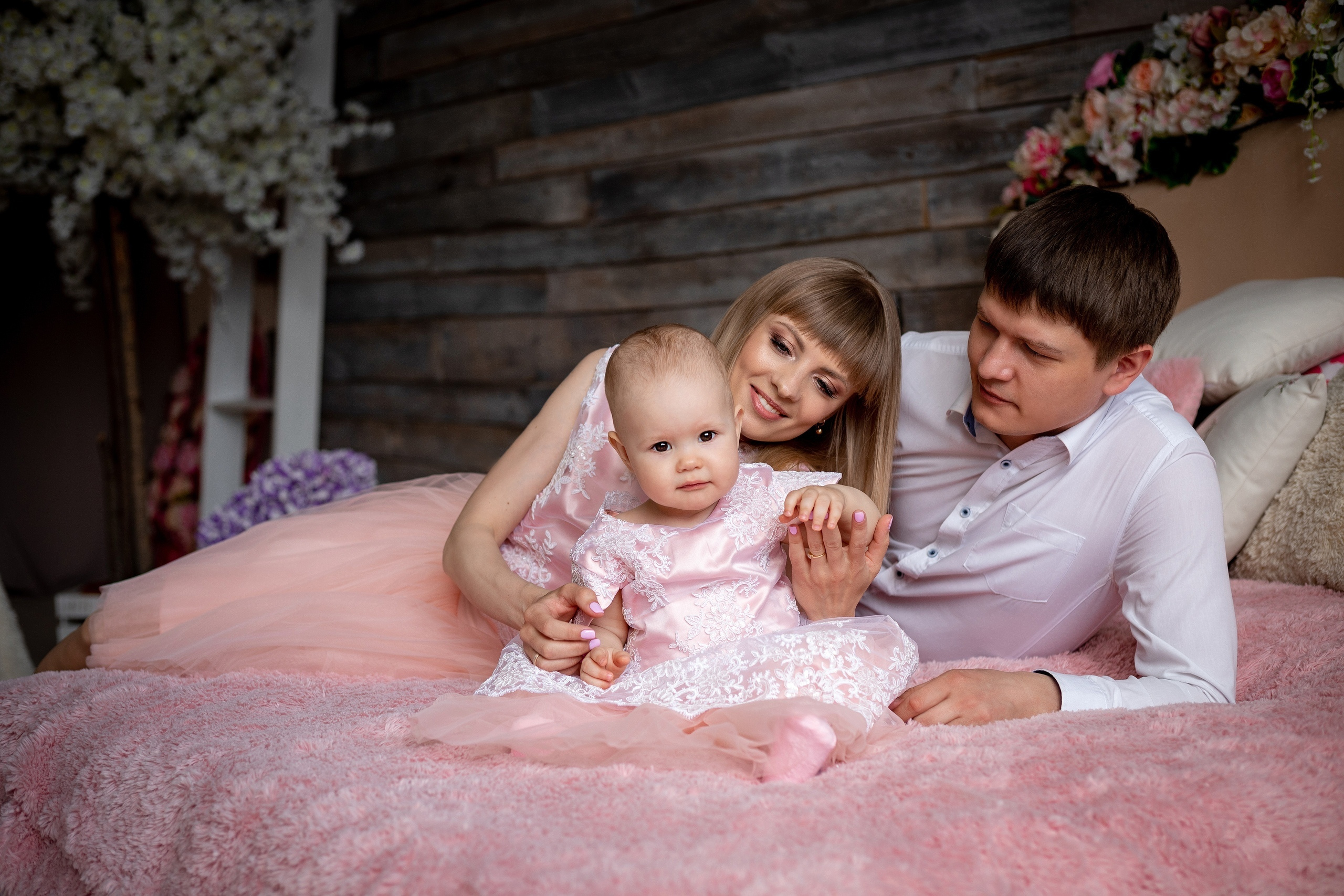 Фотосессия на годик малышки Дианы. Екатерина Новикова — семейный и свадебный фотограф. Москва, Московская
