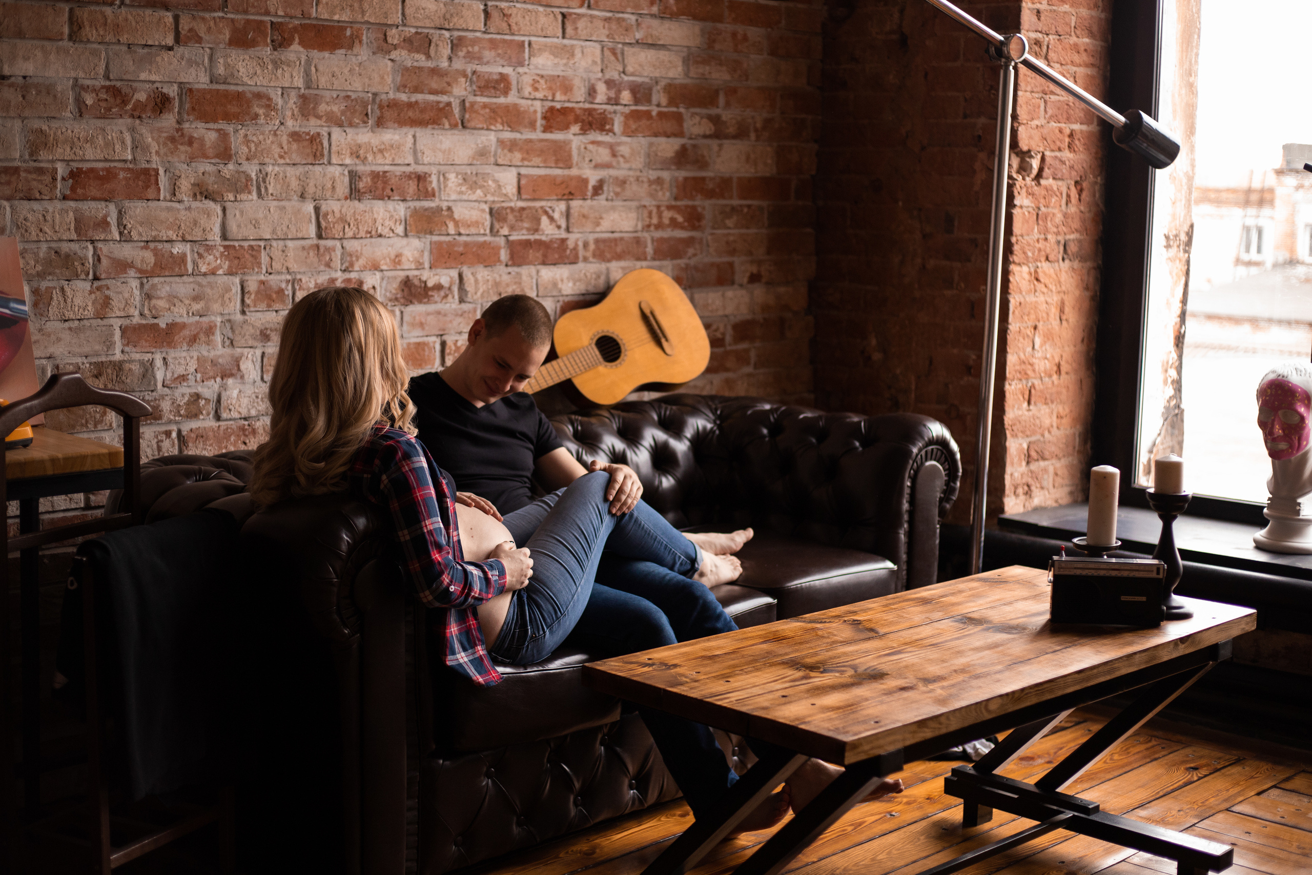 Фотосессия беременности в студии. Екатерина Новикова — семейный и свадебный фотограф. Москва, МО