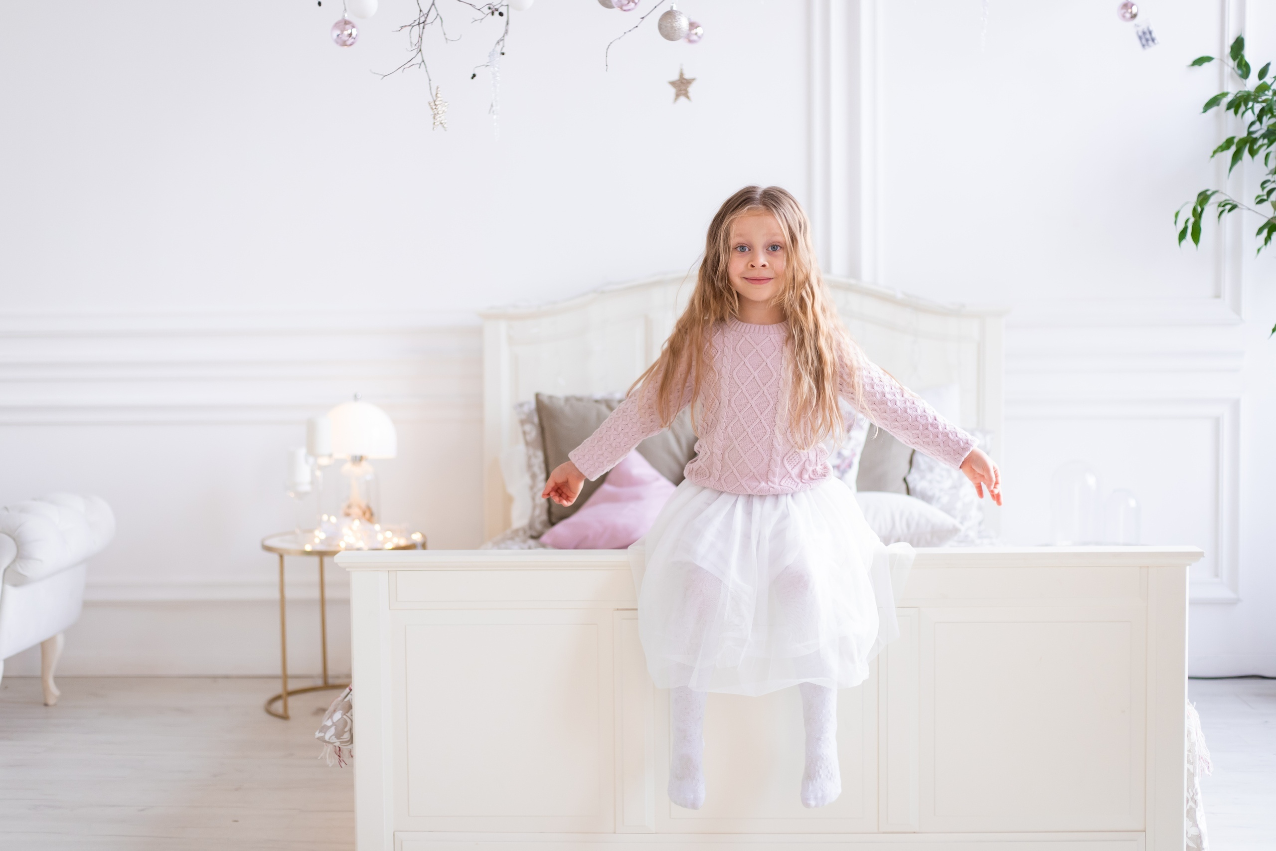 Студийная фотосессия матери с дочкой. Екатерина Новикова — семейный и свадебный фотограф. Москва, МО