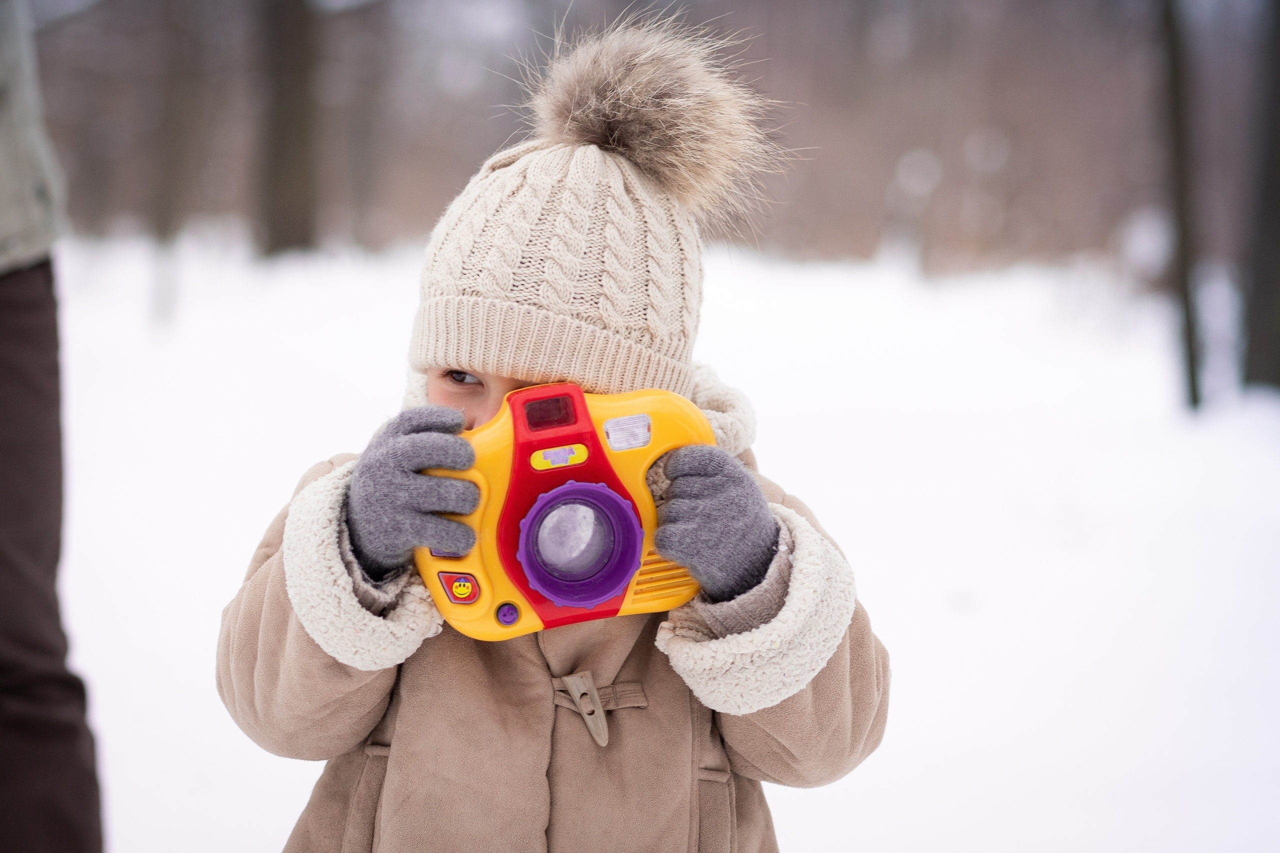 Зимняя фотосессия в лесу. Екатерина Новикова — семейный и свадебный фотограф. Москва, МО