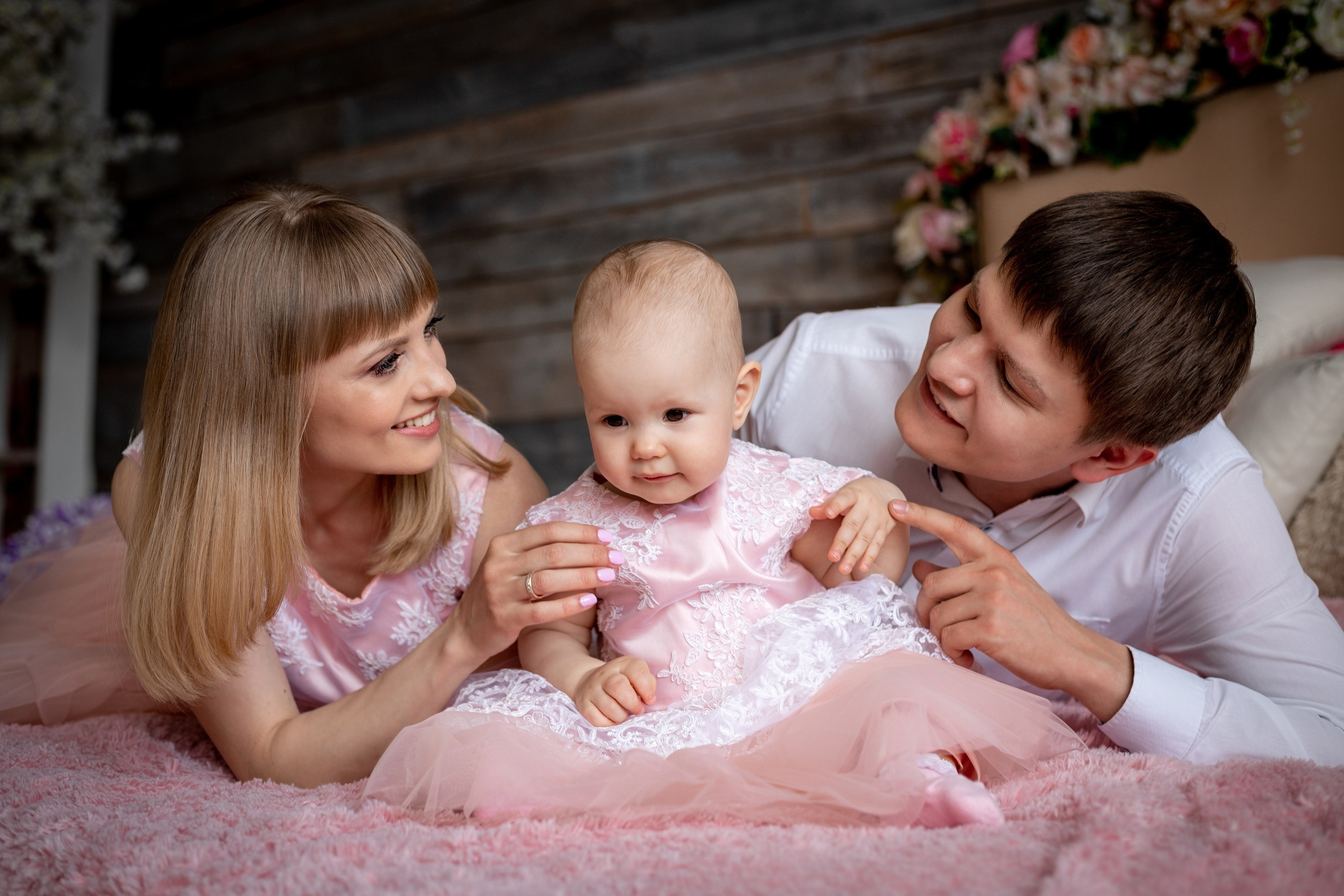 Фотосессия на годик малышки Дианы. Екатерина Новикова — семейный и свадебный фотограф. Москва, Московская
